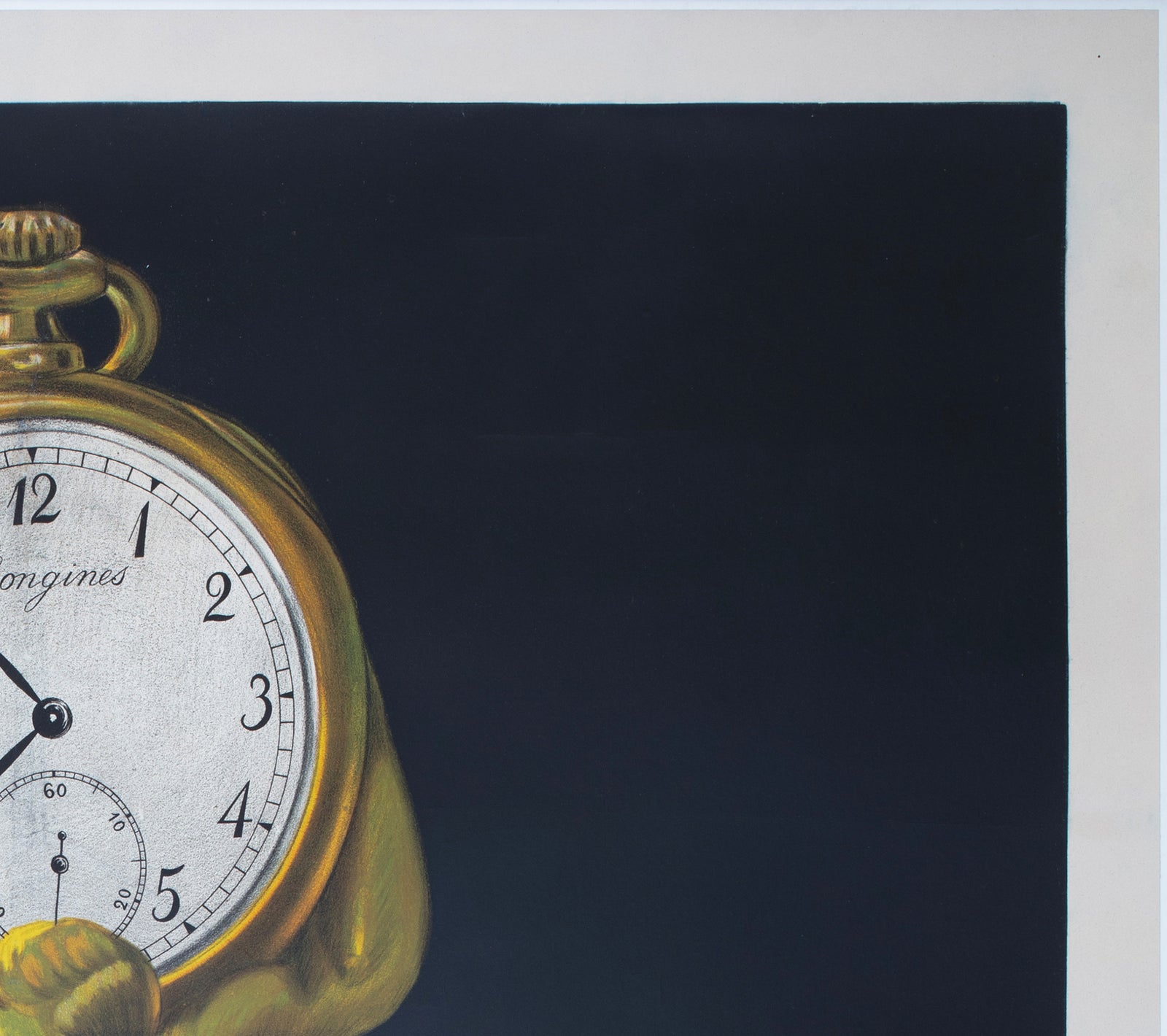 Longines c1911 French Grande Advertising Poster Leonetto Cappiello - detail