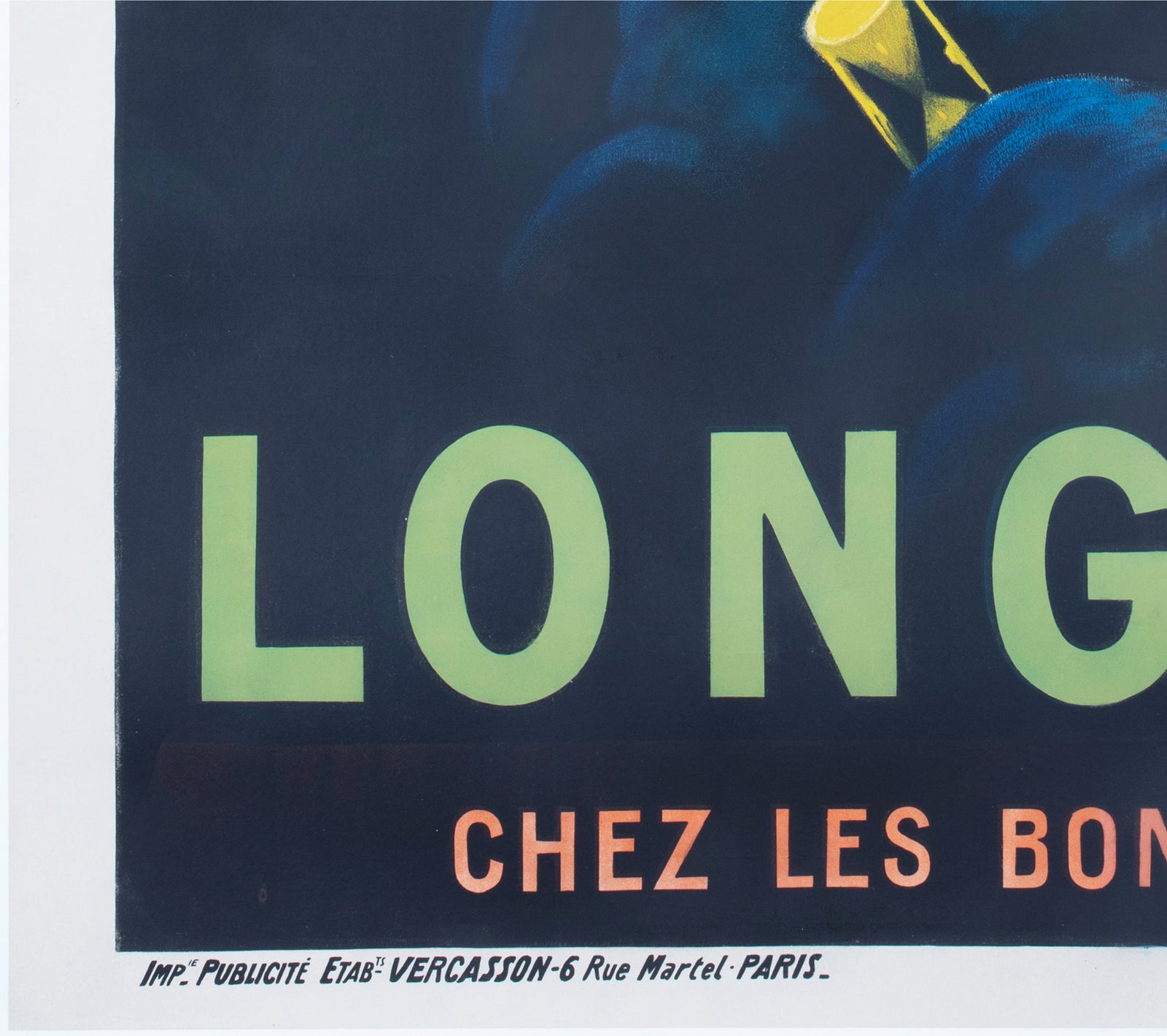 Longines c1911 French Grande Advertising Poster Leonetto Cappiello - detail