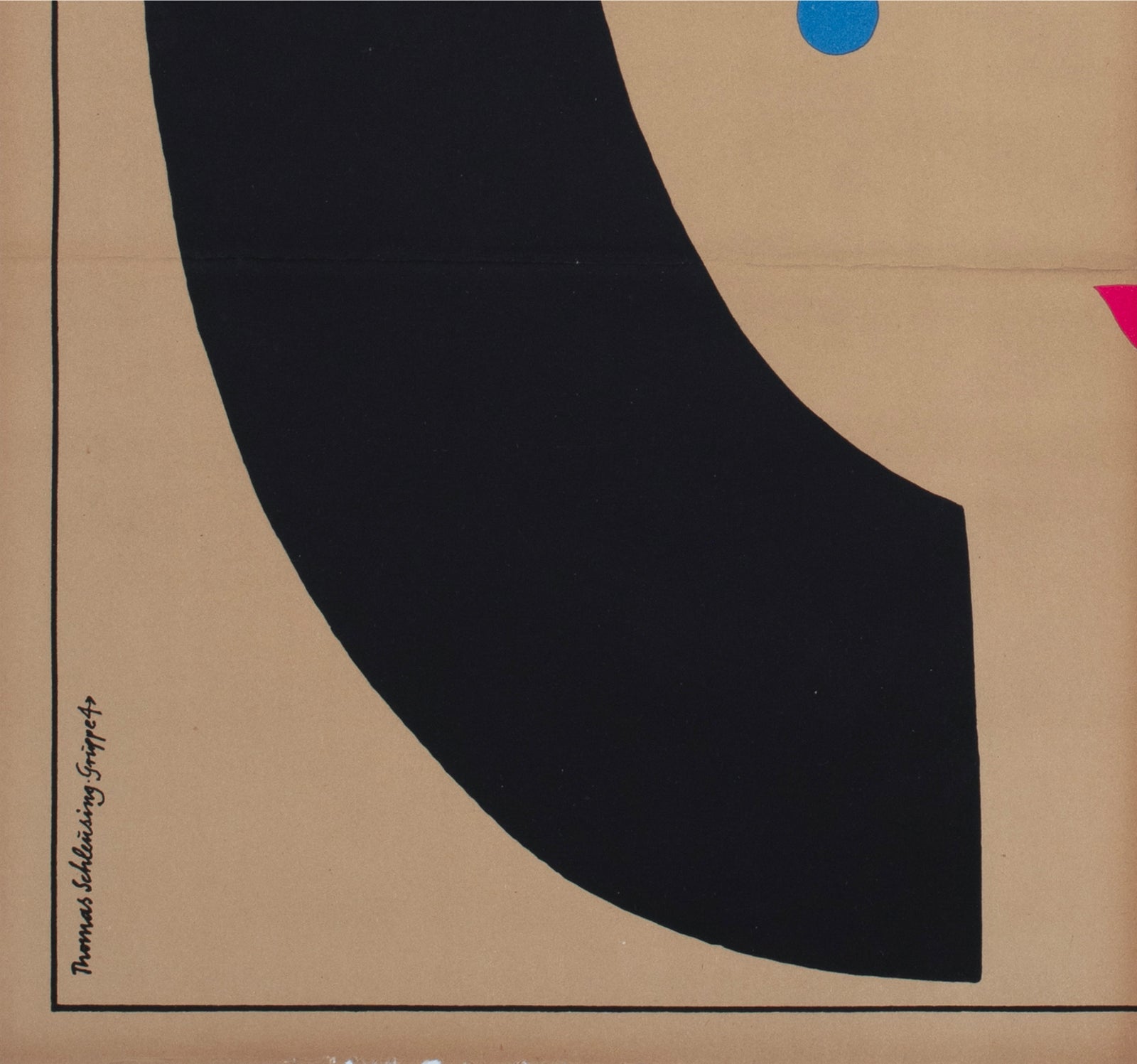 Love With the Proper Stranger 1966 East German Film Poster Thomas Schleusing - detail