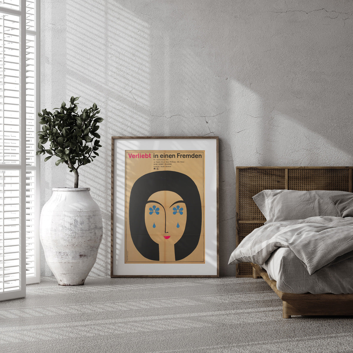 Love With the Proper Stranger 1966 East German Film Movie Poster, Thomas Schleusing