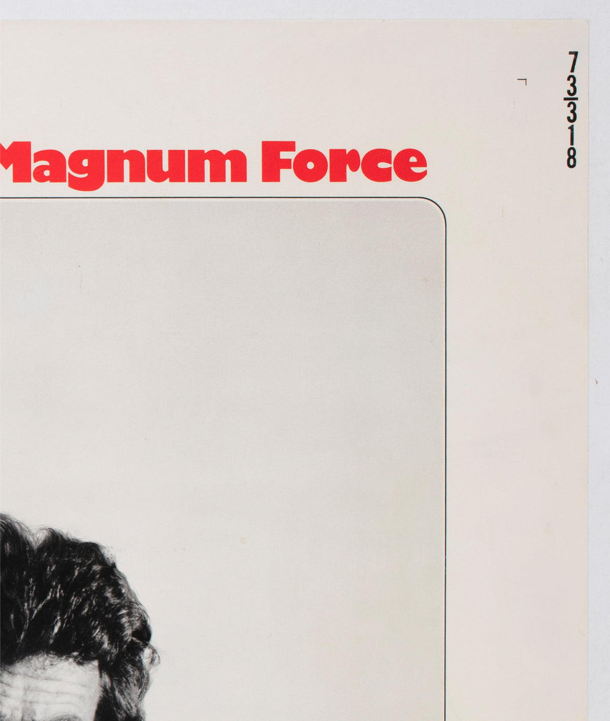 Magnum Force 1973 US 1/2 Sheet Film Movie Poster - detail
