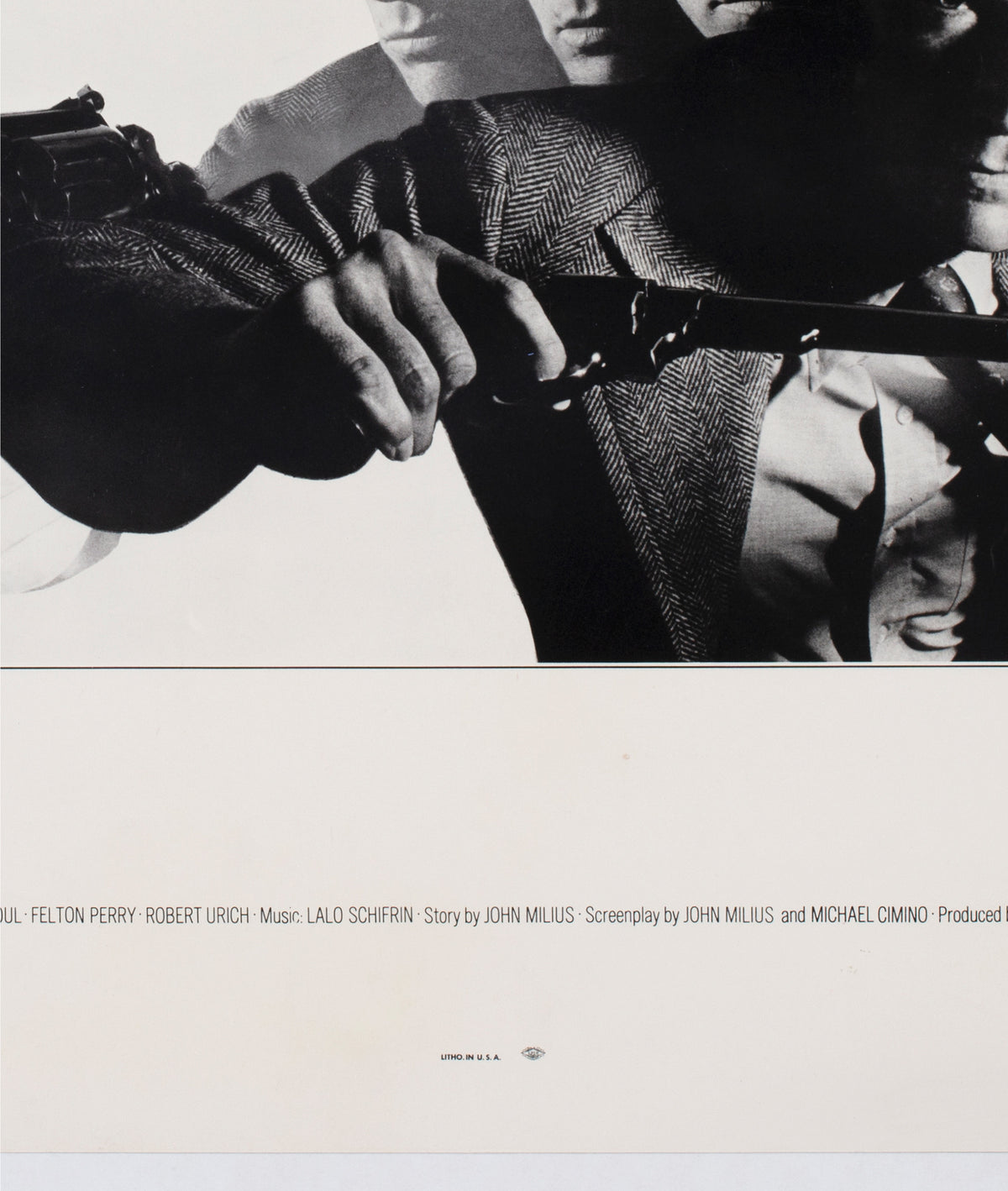 Magnum Force 1973 US 1/2 Sheet Film Movie Poster - detail