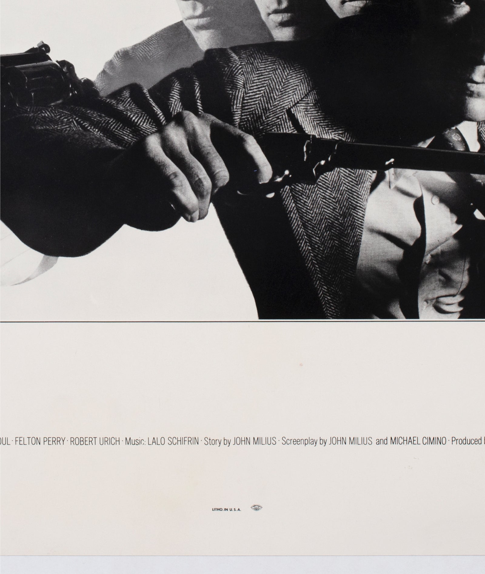 Magnum Force 1973 US 1/2 Sheet Film Movie Poster - detail