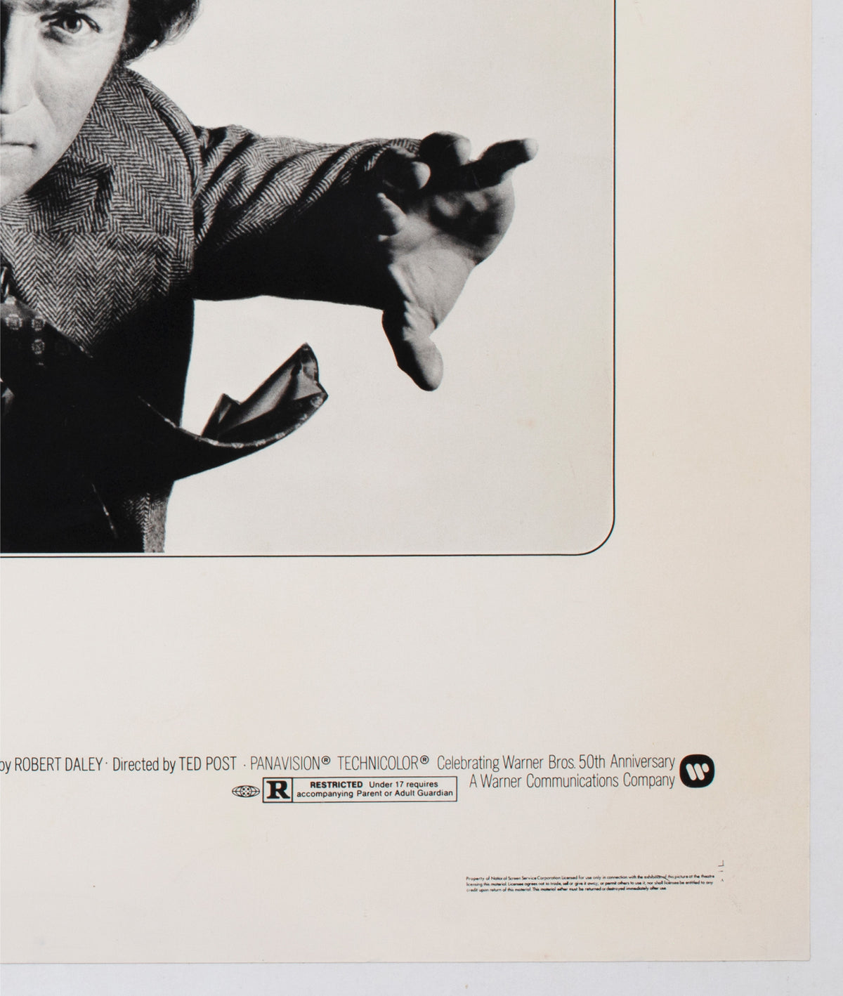 Magnum Force 1973 US 1/2 Sheet Film Movie Poster - detail