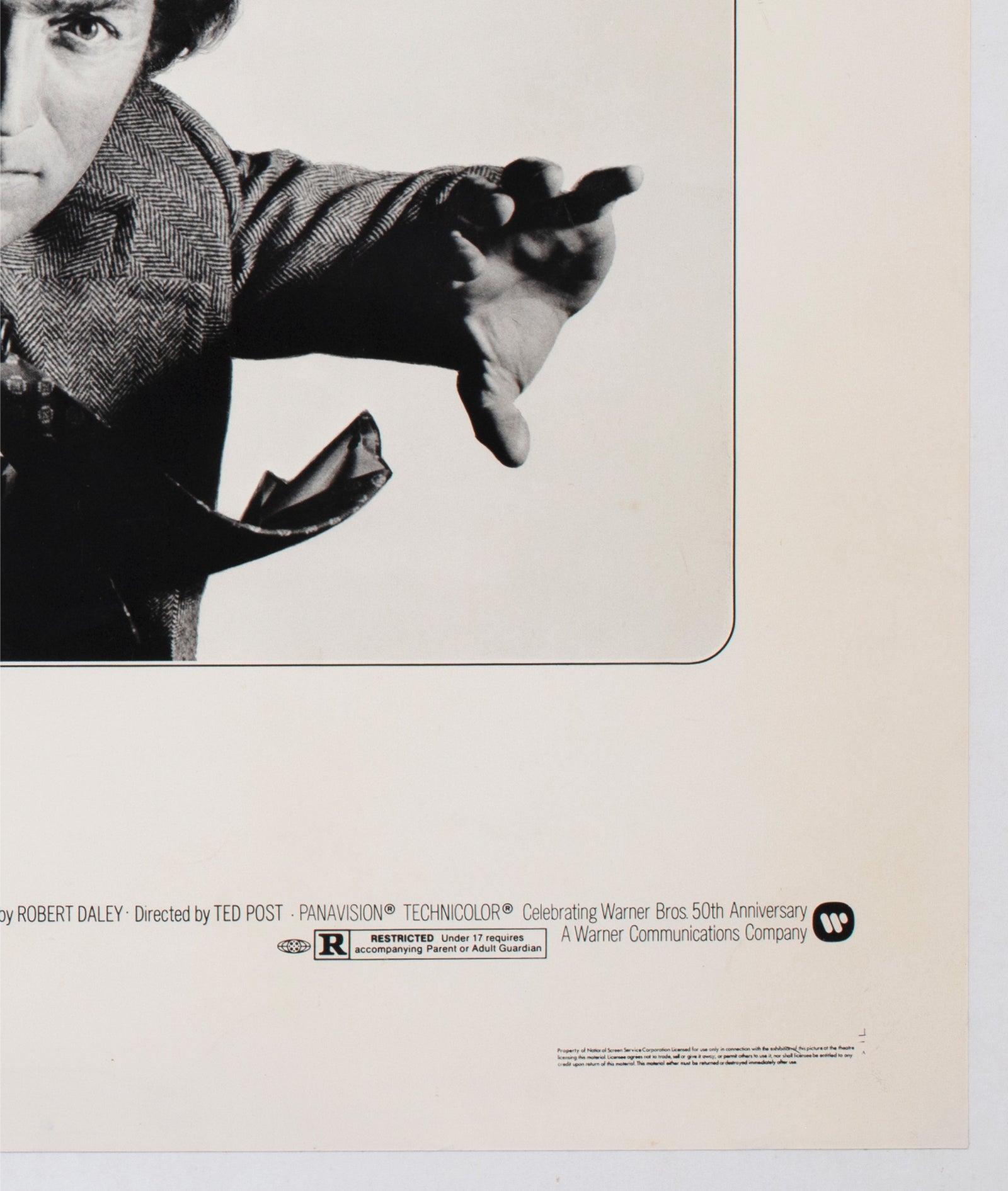 Magnum Force 1973 US 1/2 Sheet Film Movie Poster - detail