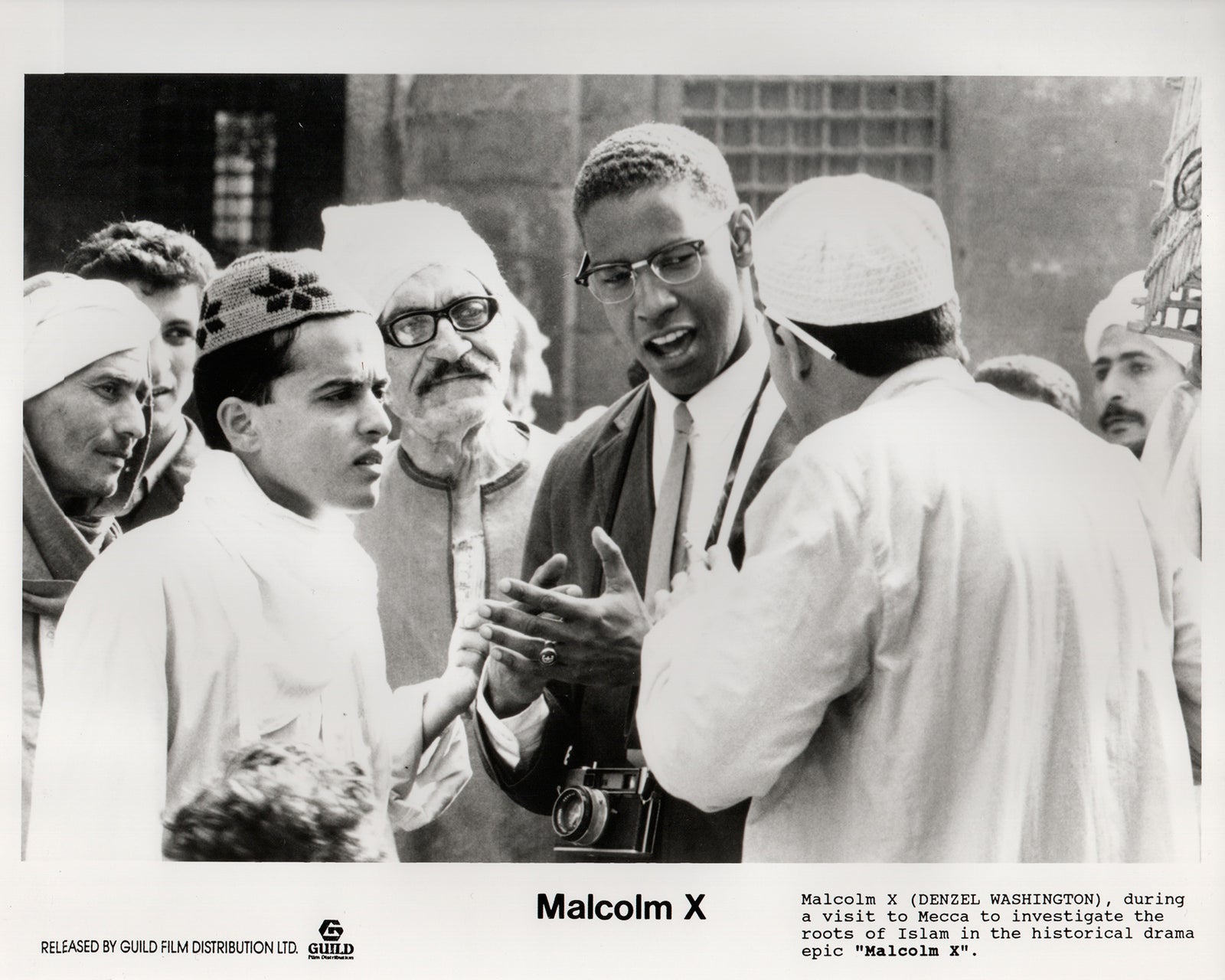 Malcolm X 1992 Film Movie Press Publicity Still Framed