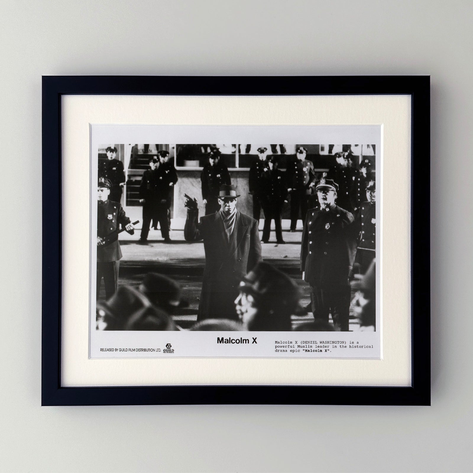 Malcolm X 1992 Film Movie Press Publicity Still Framed