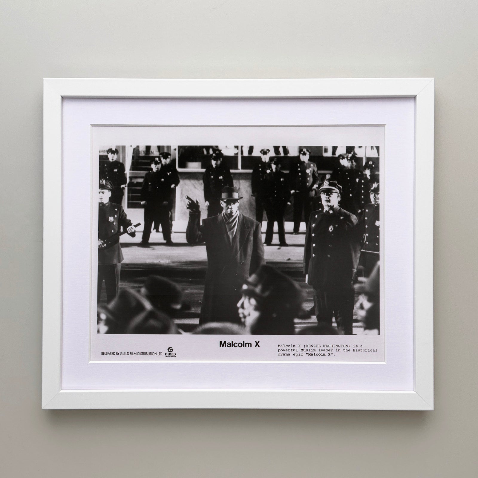 Malcolm X 1992 Film Movie Press Publicity Still Framed