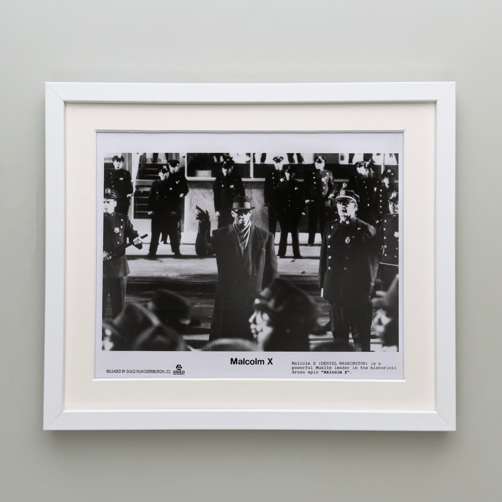 Malcolm X 1992 Film Movie Press Publicity Still Framed