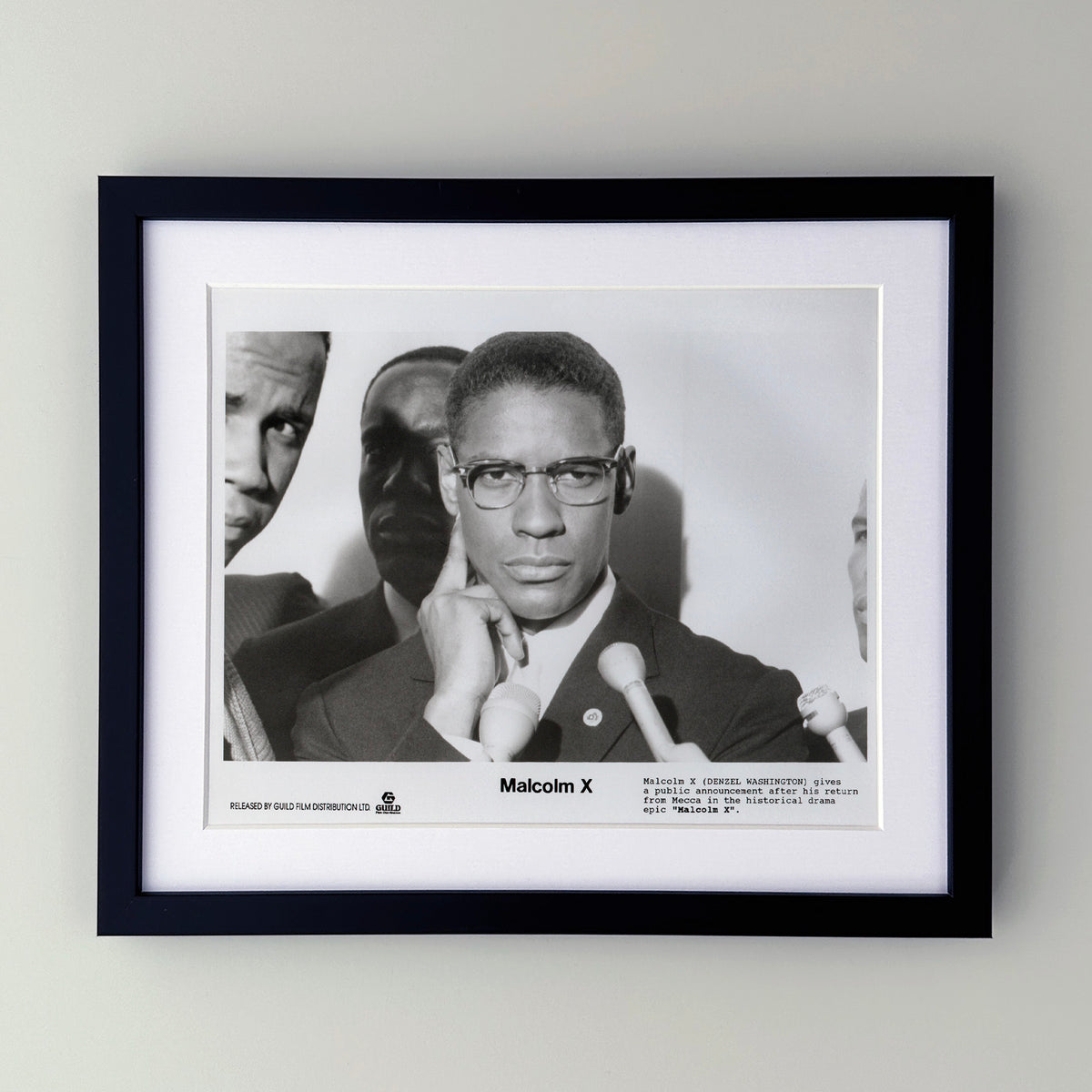 Malcolm X 1992 Film Movie Press Publicity Still Framed
