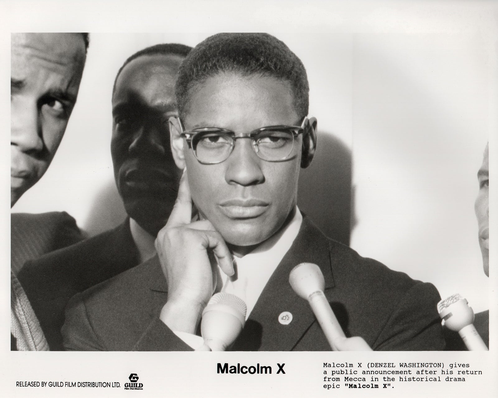 Malcolm X 1992 Film Movie Press Publicity Still Framed