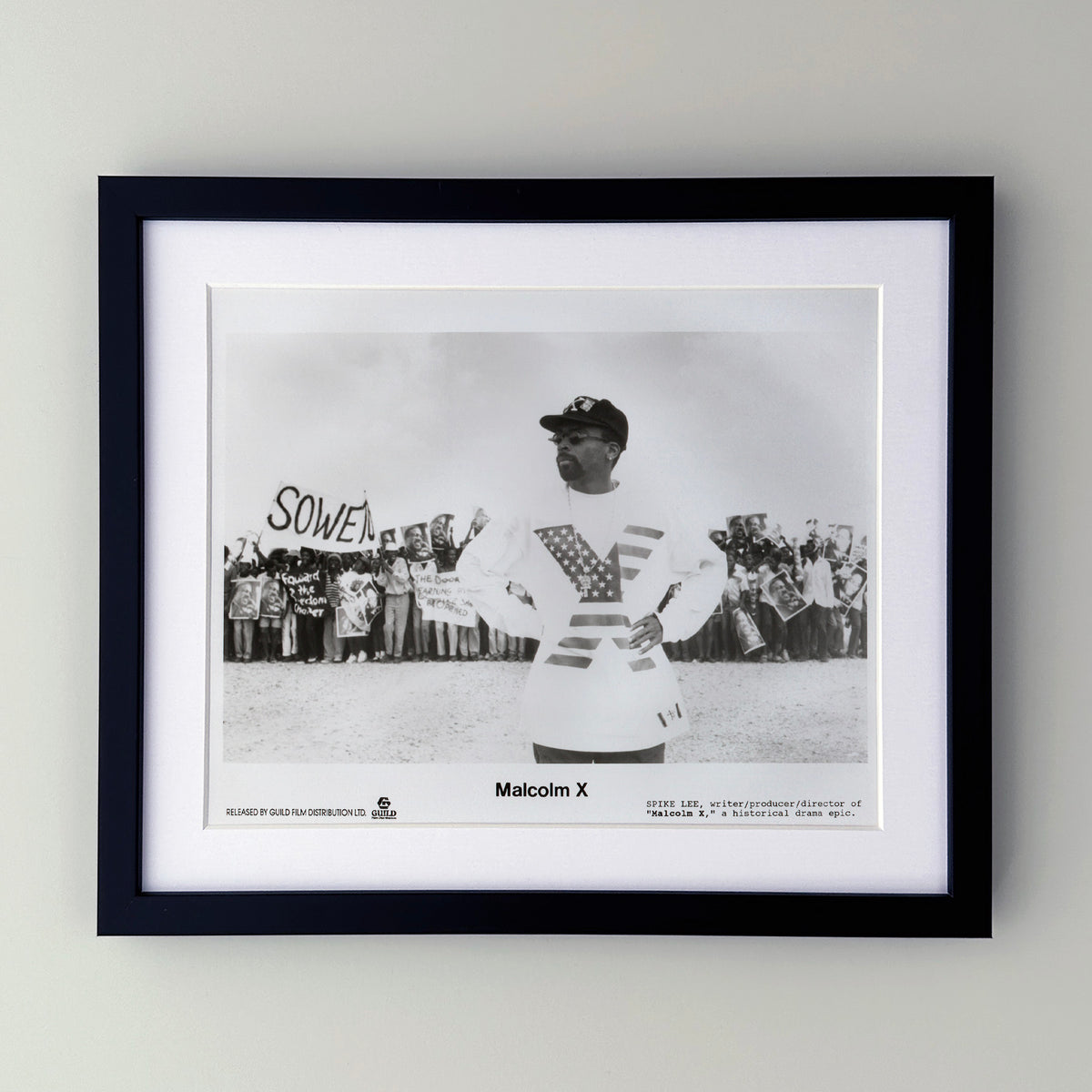 Malcolm X 1992 Film Movie Press Publicity Still Framed