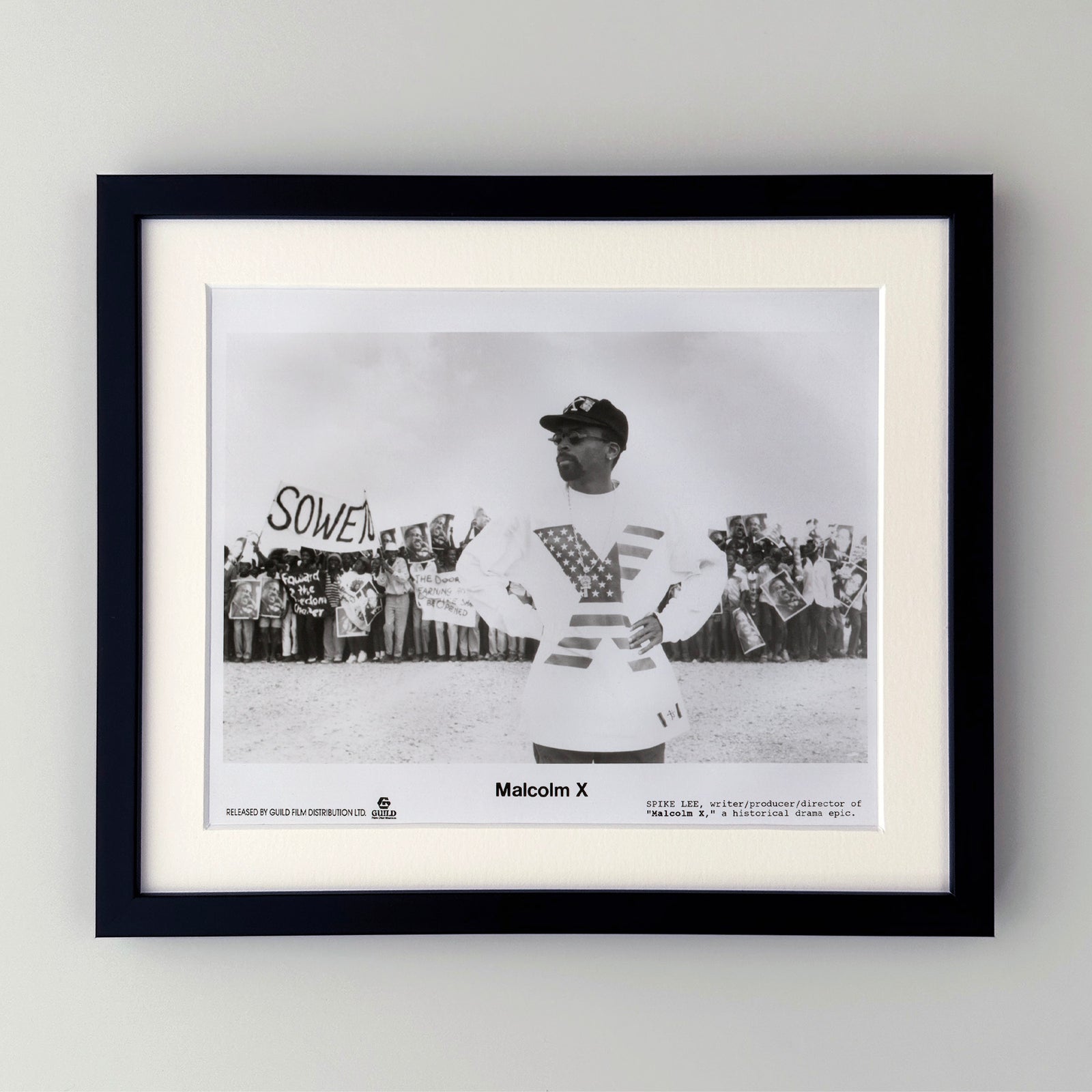 Malcolm X 1992 Film Movie Press Publicity Still Framed