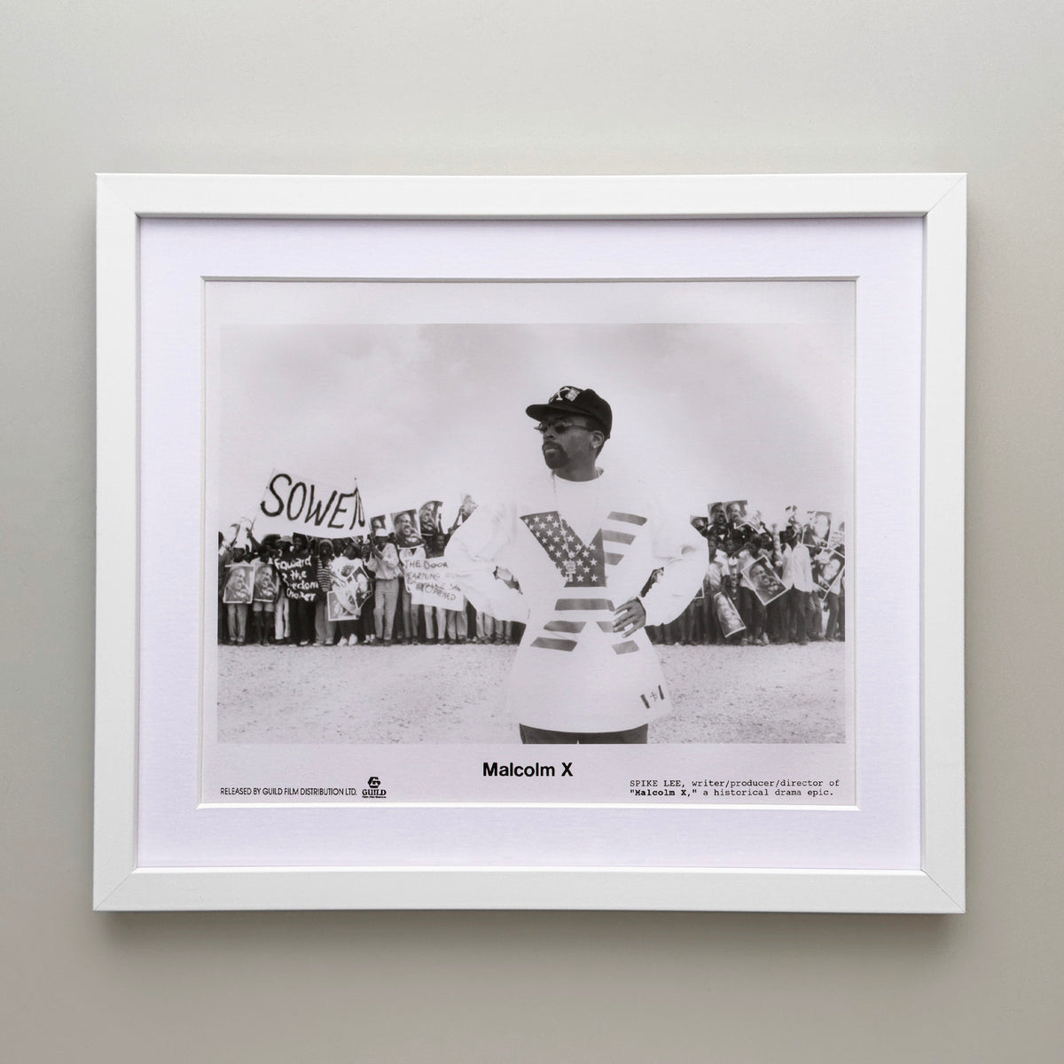 Malcolm X 1992 Film Movie Press Publicity Still Framed