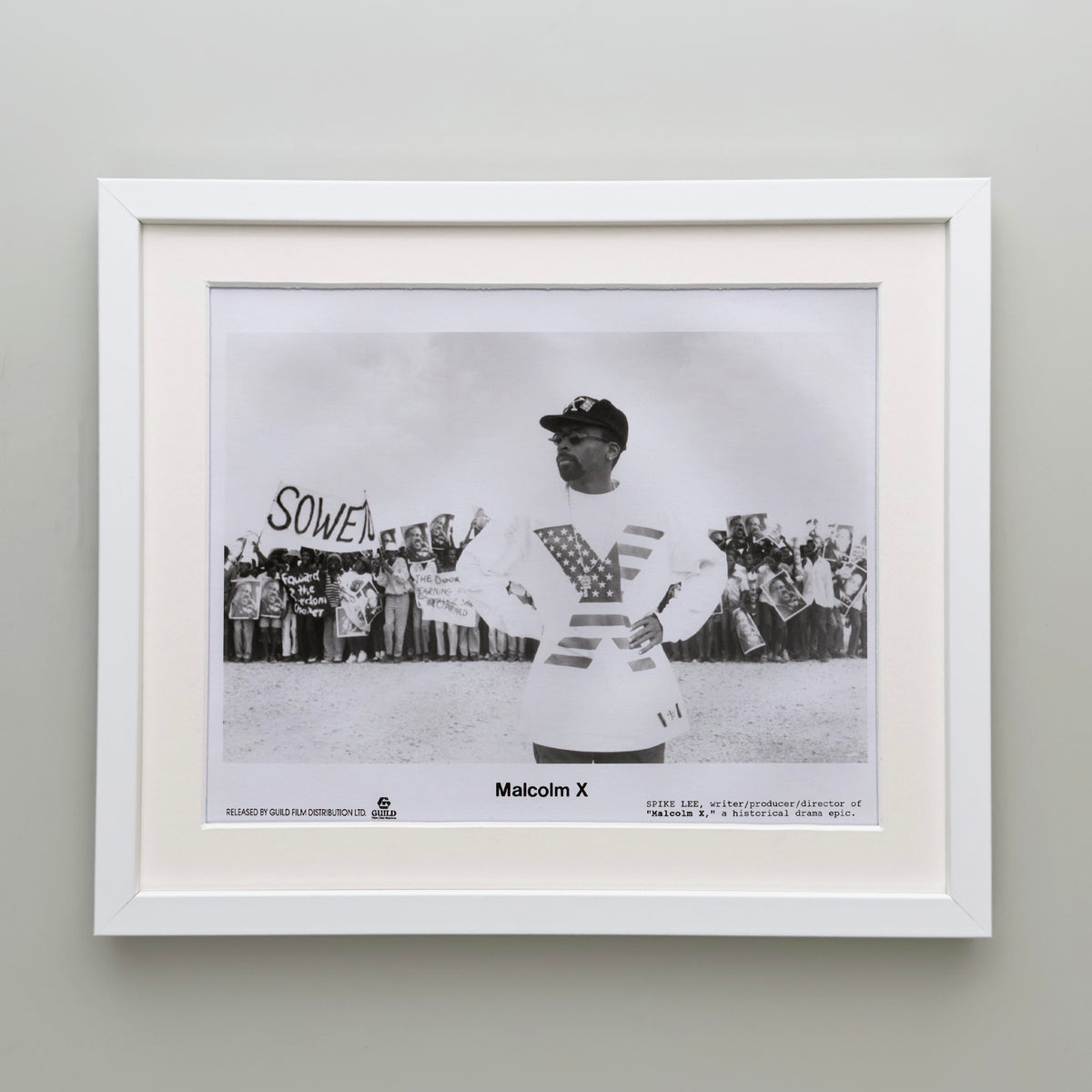 Malcolm X 1992 Film Movie Press Publicity Still Framed