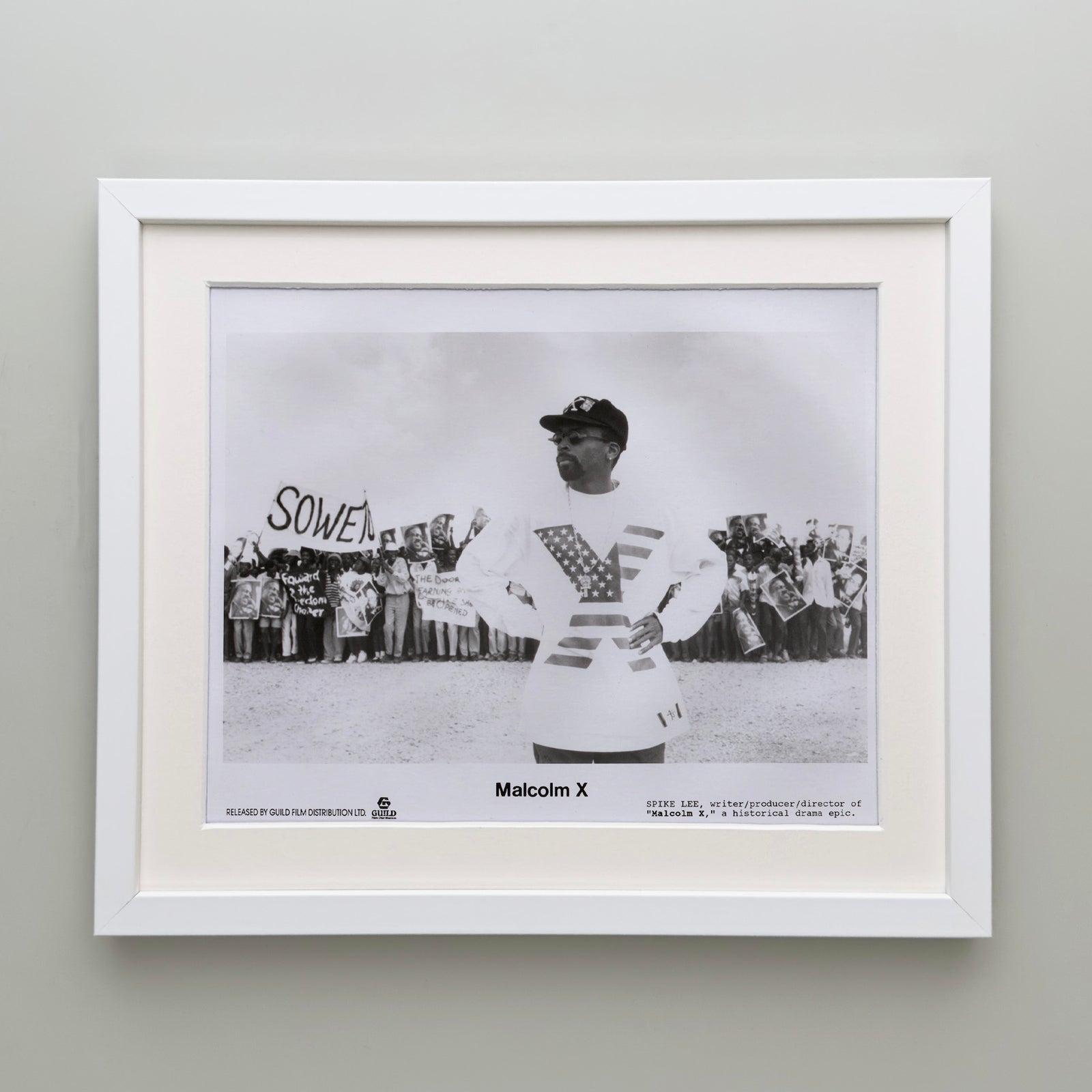 Malcolm X 1992 Film Movie Press Publicity Still Framed