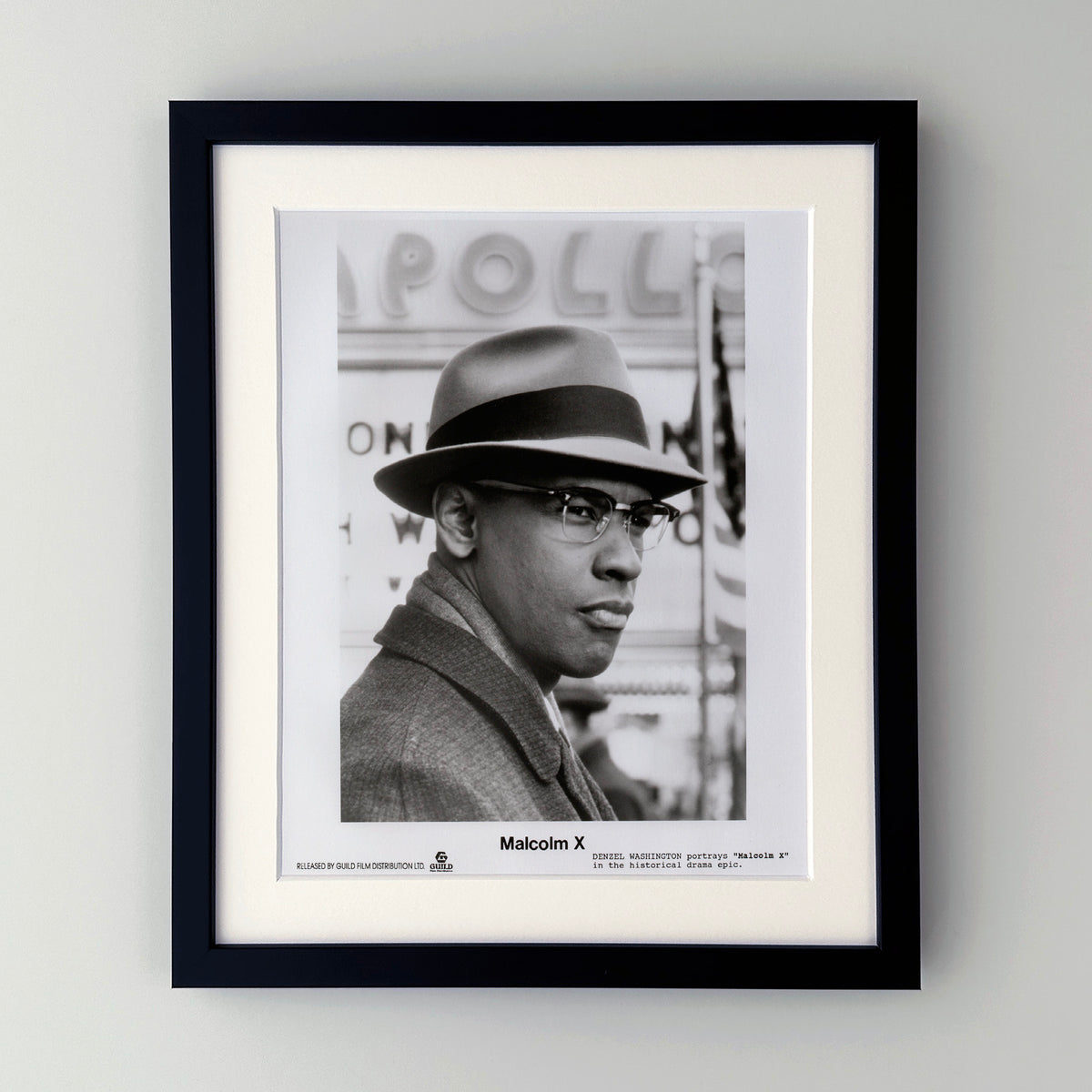 Malcolm X 1992 Film Movie Press Publicity Still Framed