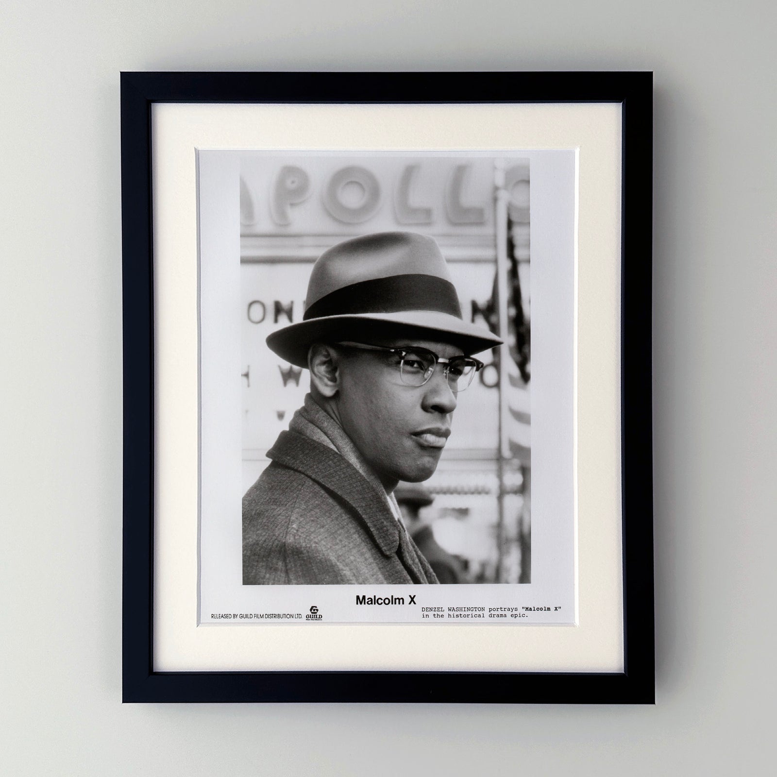 Malcolm X 1992 Film Movie Press Publicity Still Framed