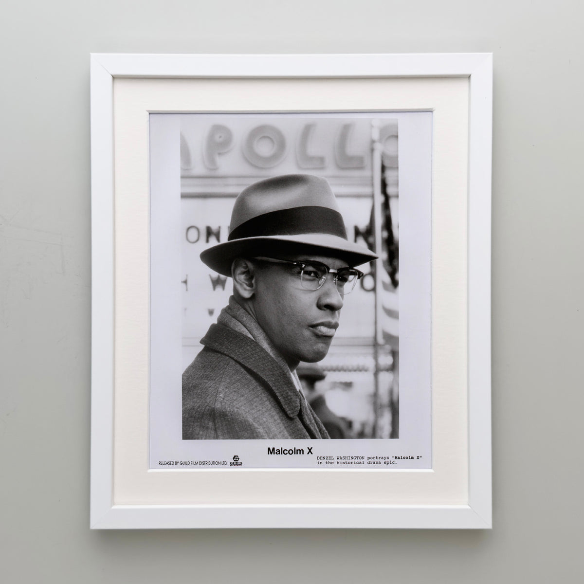 Malcolm X 1992 Film Movie Press Publicity Still Framed