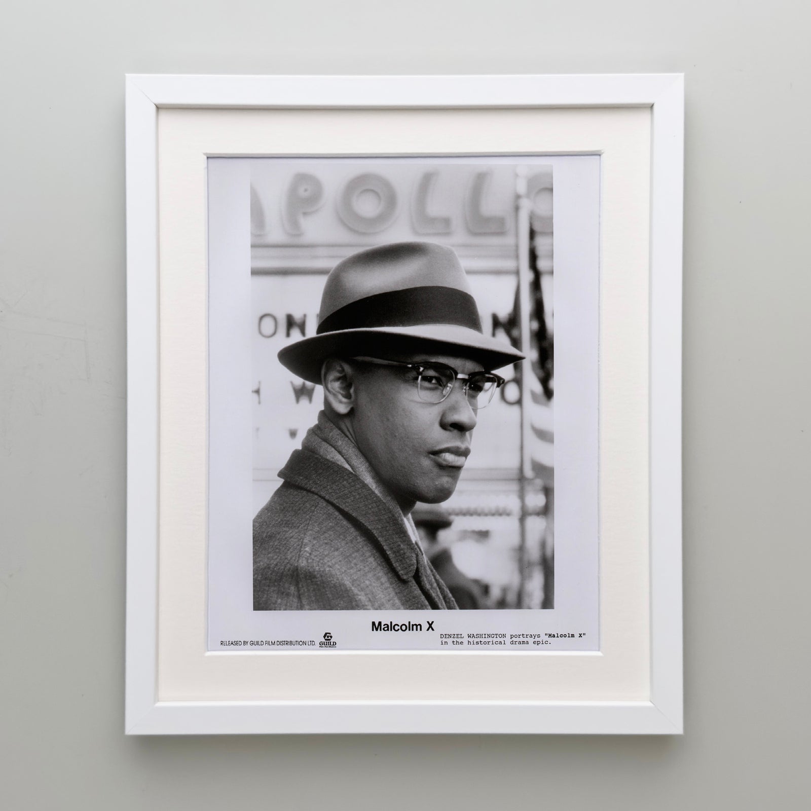 Malcolm X 1992 Film Movie Press Publicity Still Framed