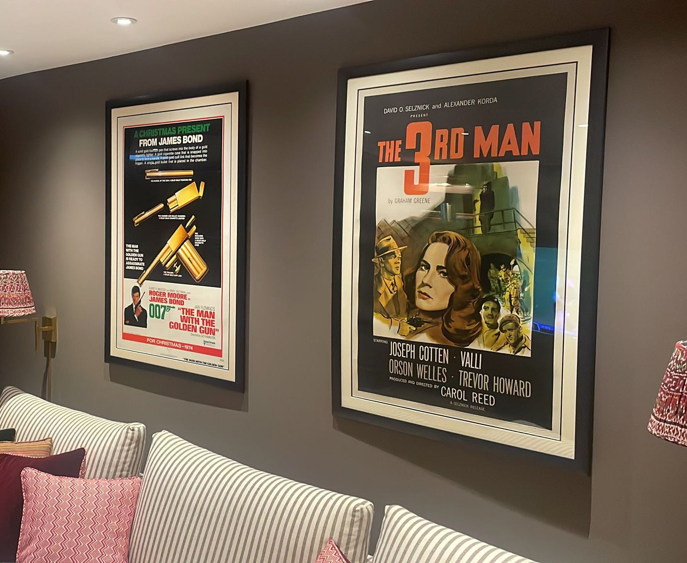 Man with the Golden Gun James Bond and The Third Man  Original Vintage Film Movie Posters