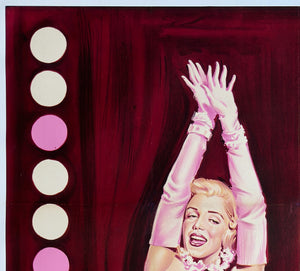 Marilyn 1963 French Grande Film Movie Poster, Boris Grinsson - detail