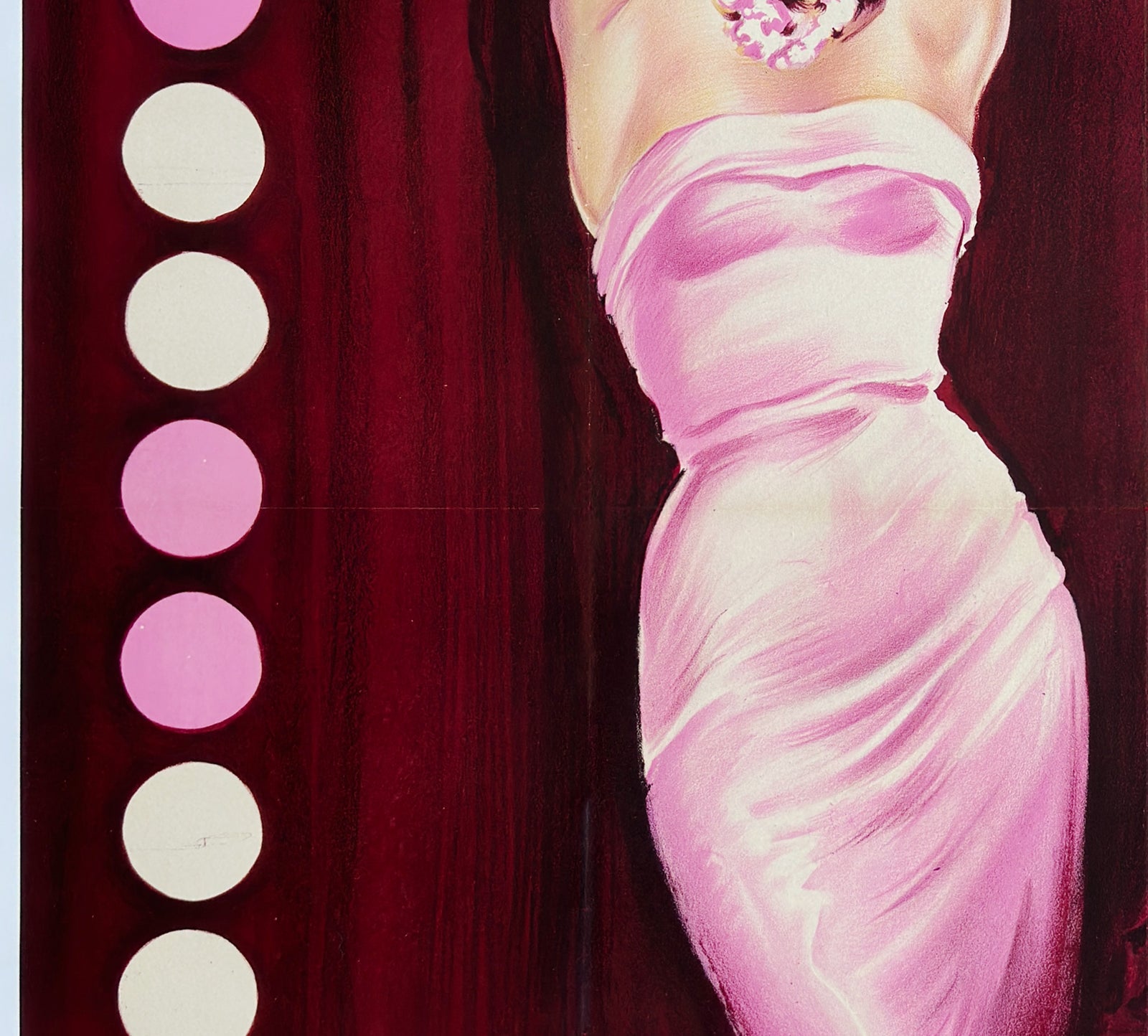 Marilyn 1963 French Grande Film Movie Poster, Boris Grinsson - detail