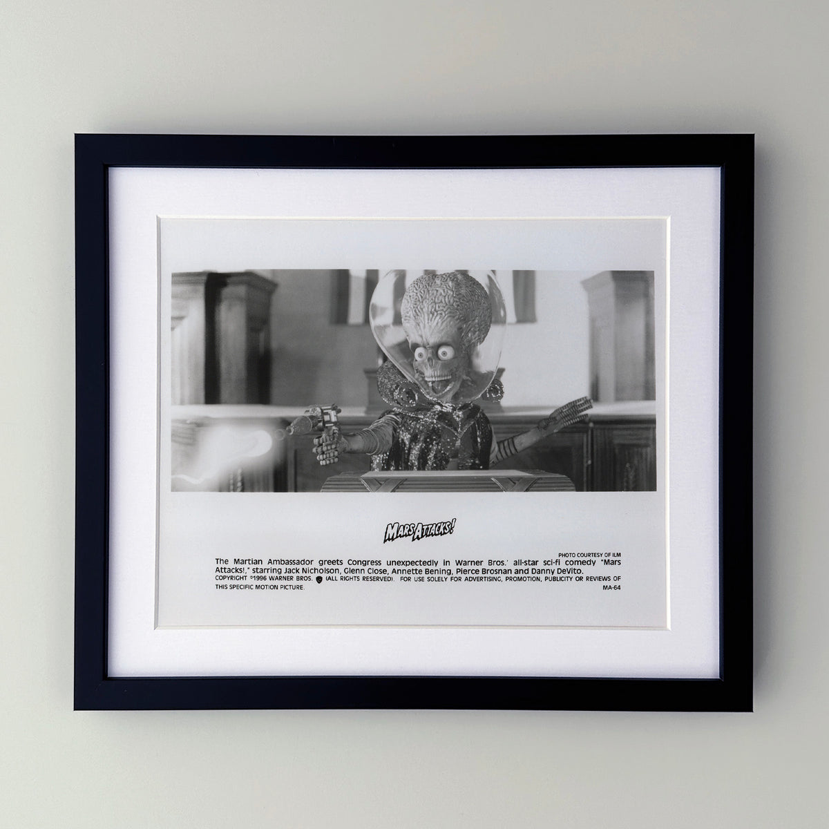 Mars Attacks 1996 Publicity Film Movie Press Still Framed