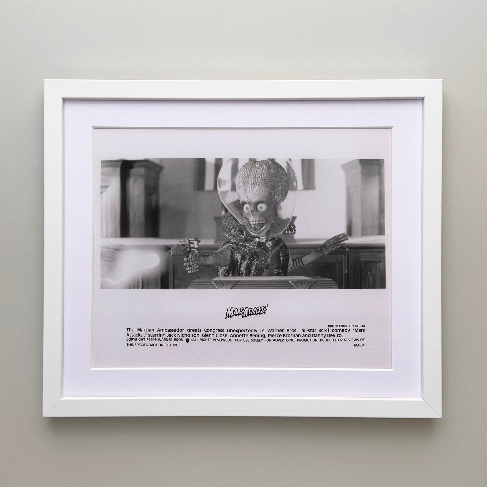 Mars Attacks 1996 Publicity Film Movie Press Still Framed