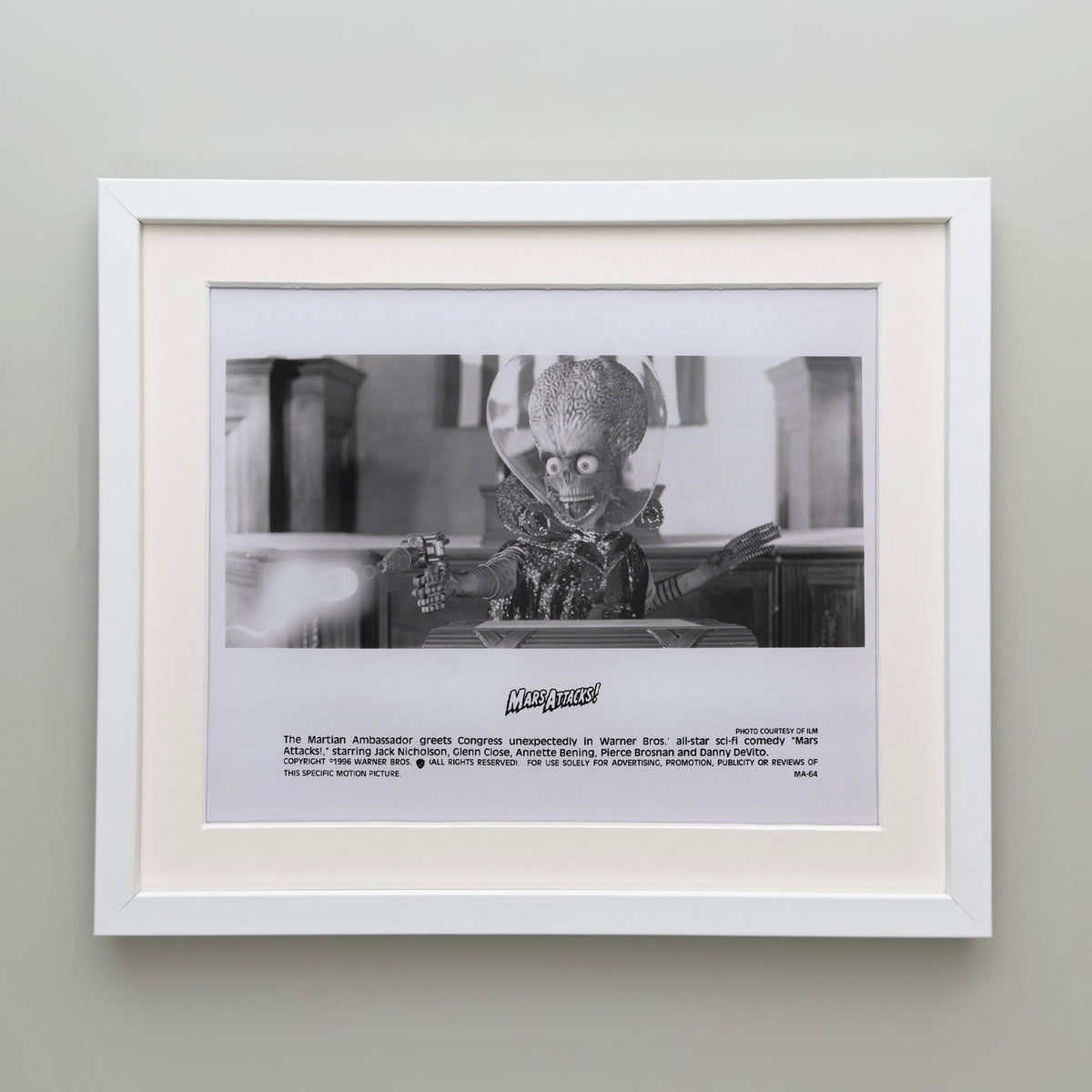 Mars Attacks 1996 Publicity Film Movie Press Still Framed