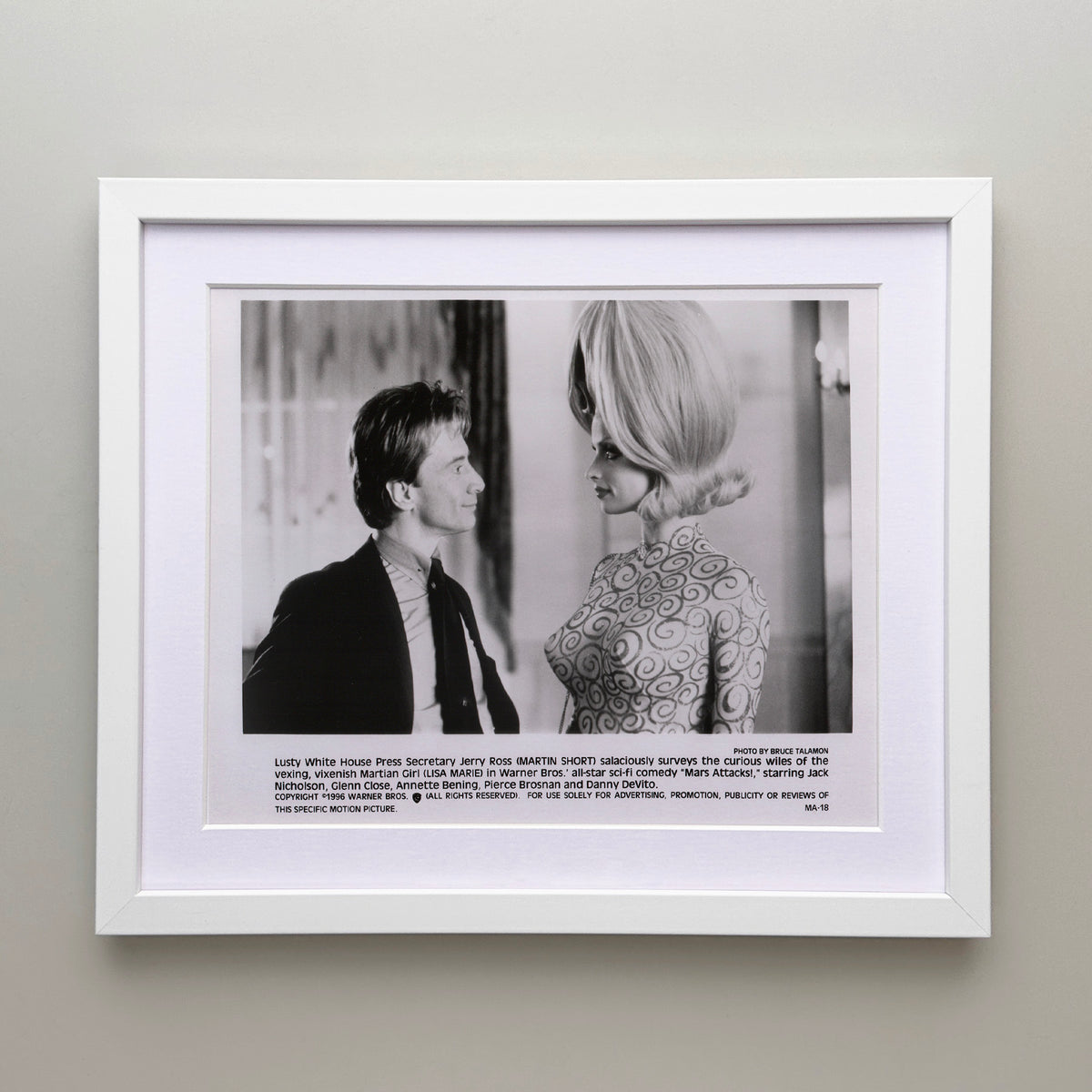 Mars Attacks 1996 Publicity Film Movie Press Still Framed