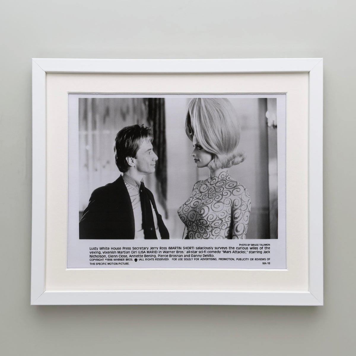 Mars Attacks 1996 Publicity Film Movie Press Still Framed