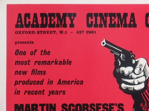 Mean Streets 1973 Academy Cinema UK Quad Film Movie Poster, Peter Strausfeld - detail