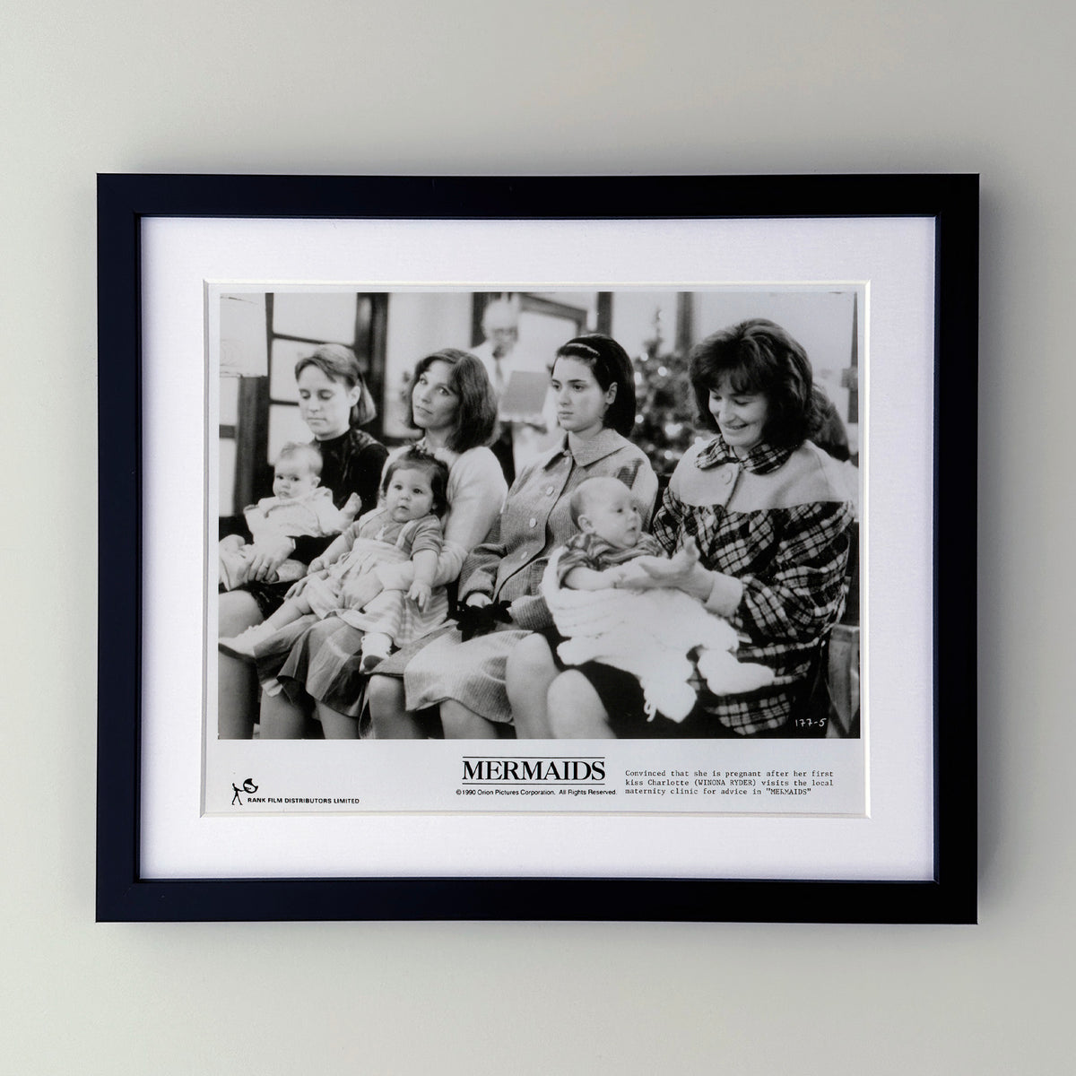 Mermaids 1990 Film Movie Press Publicity Still Framed