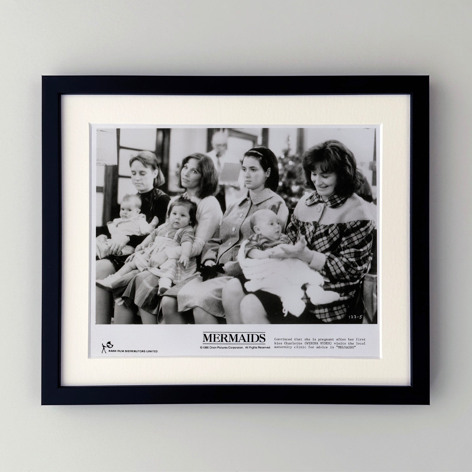 Mermaids 1990 Film Movie Press Publicity Still Framed