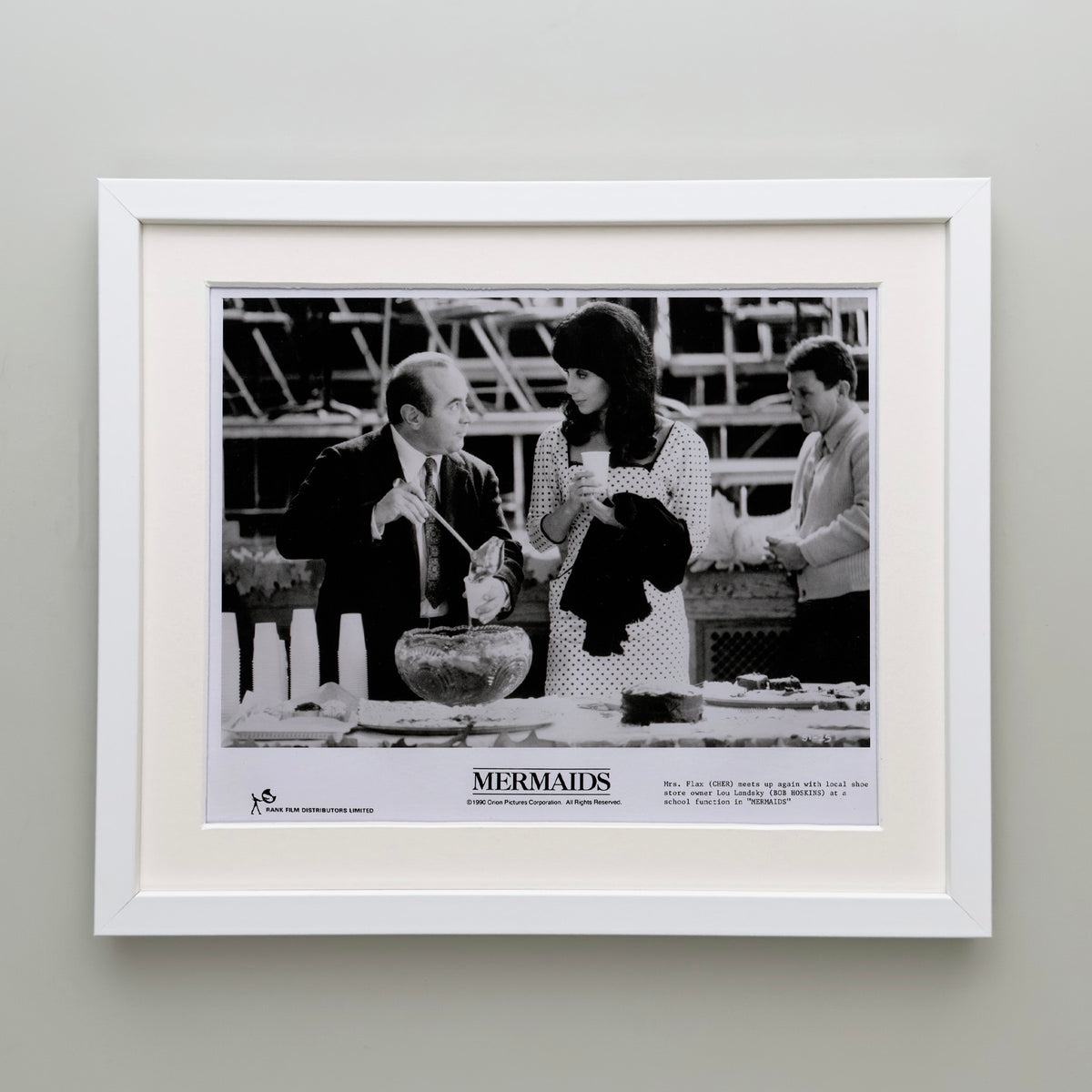 Mermaids 1990 Film Movie Press Publicity Still Framed