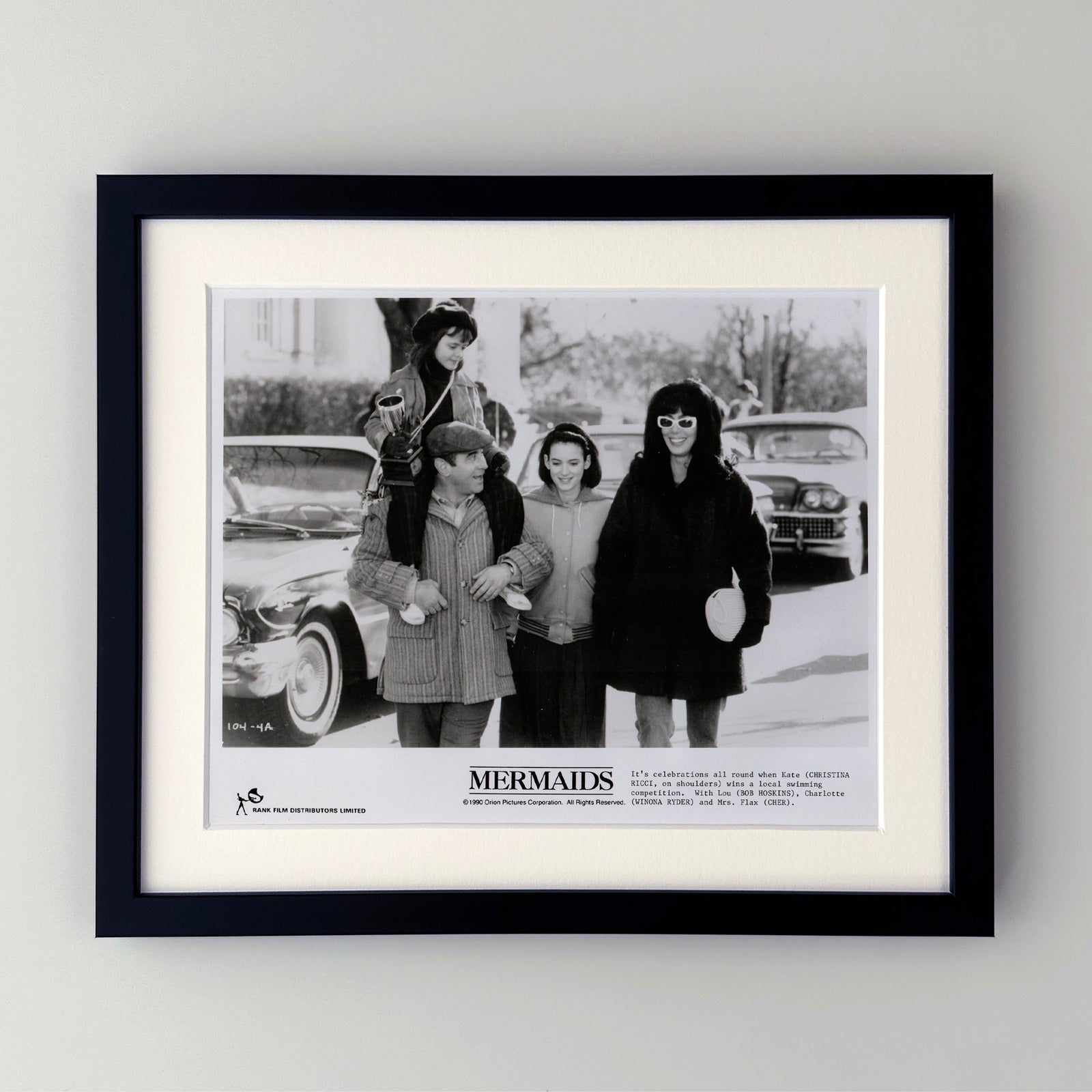 Mermaids 1990 Film Movie Press Publicity Still Framed