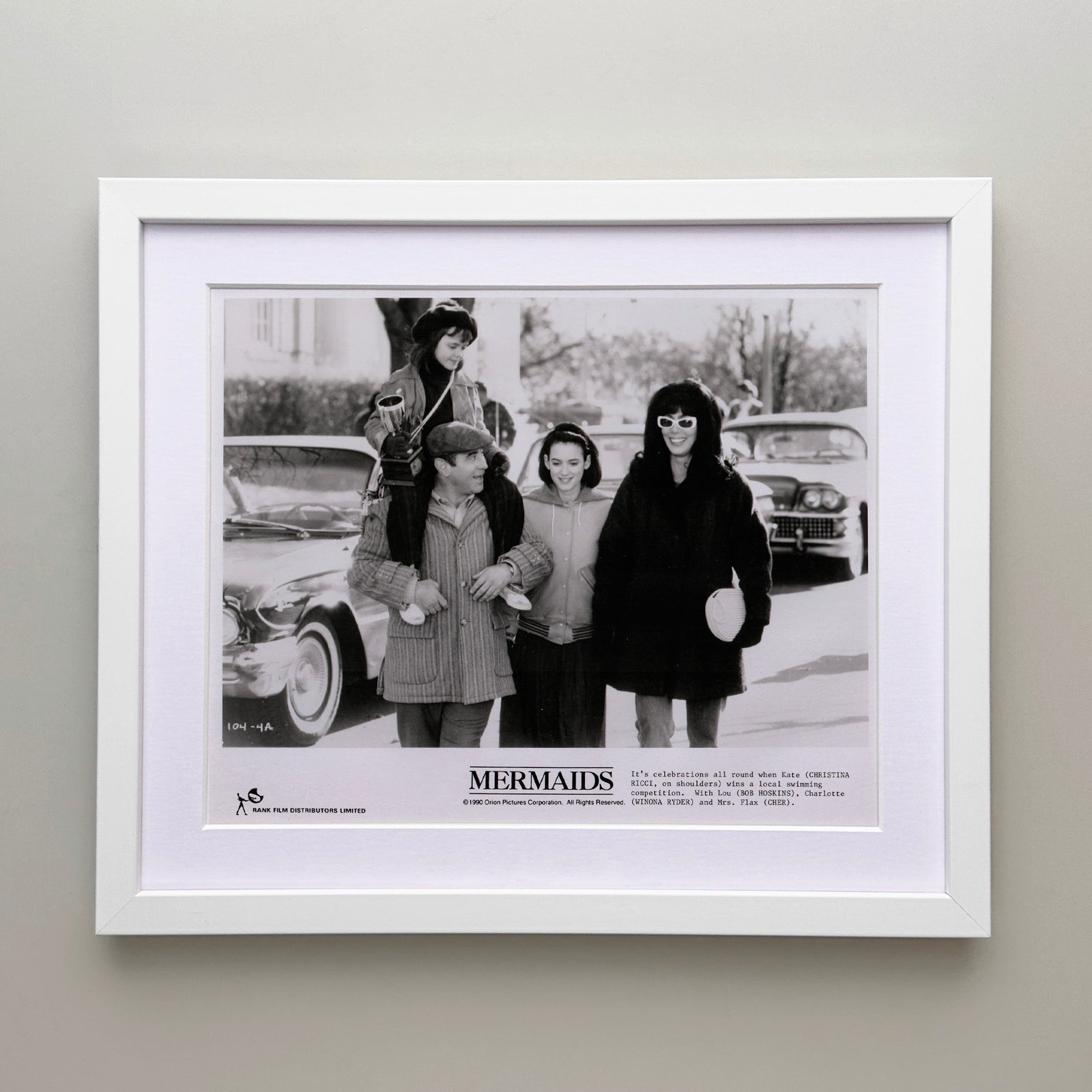 Mermaids 1990 Film Movie Press Publicity Still Framed