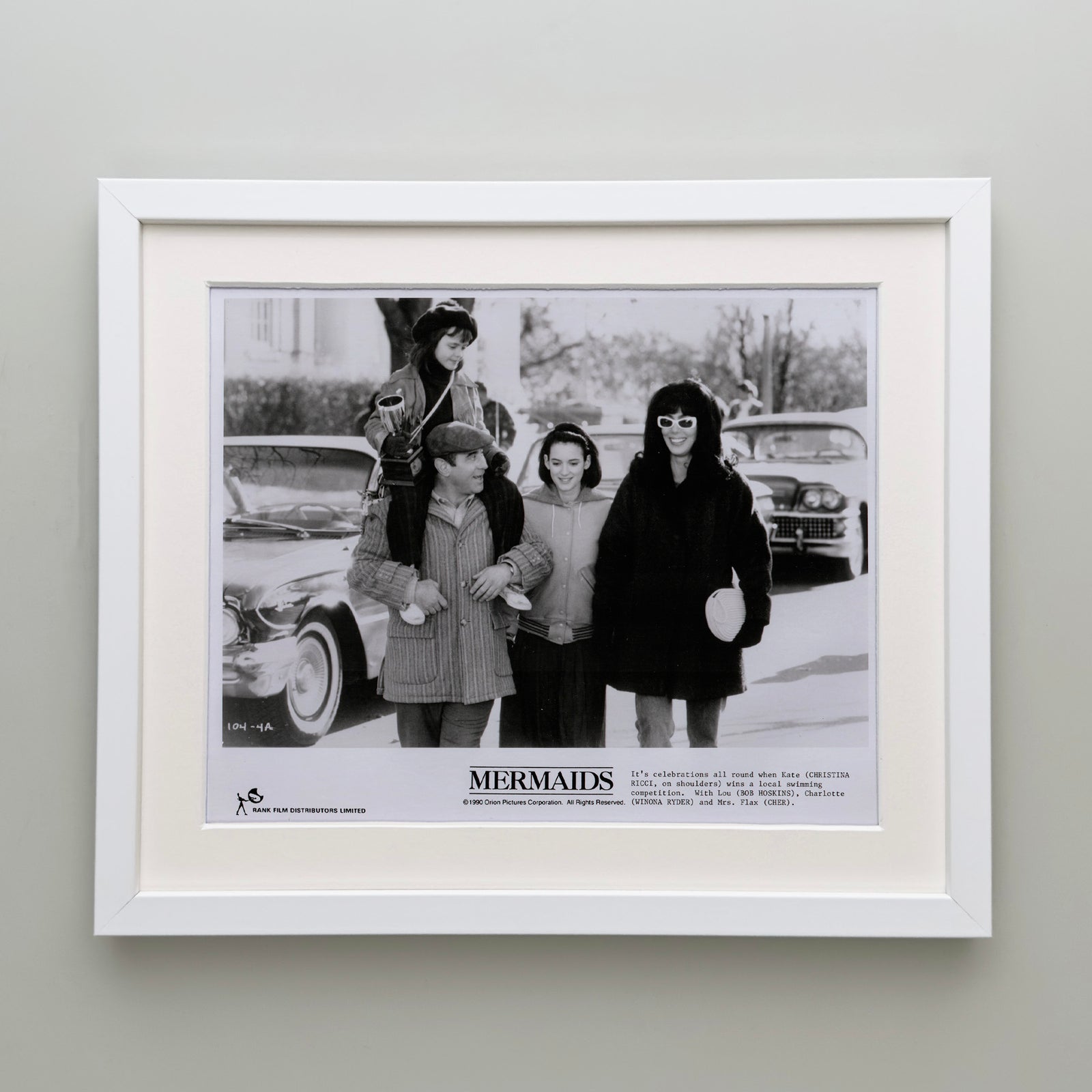 Mermaids 1990 Film Movie Press Publicity Still Framed