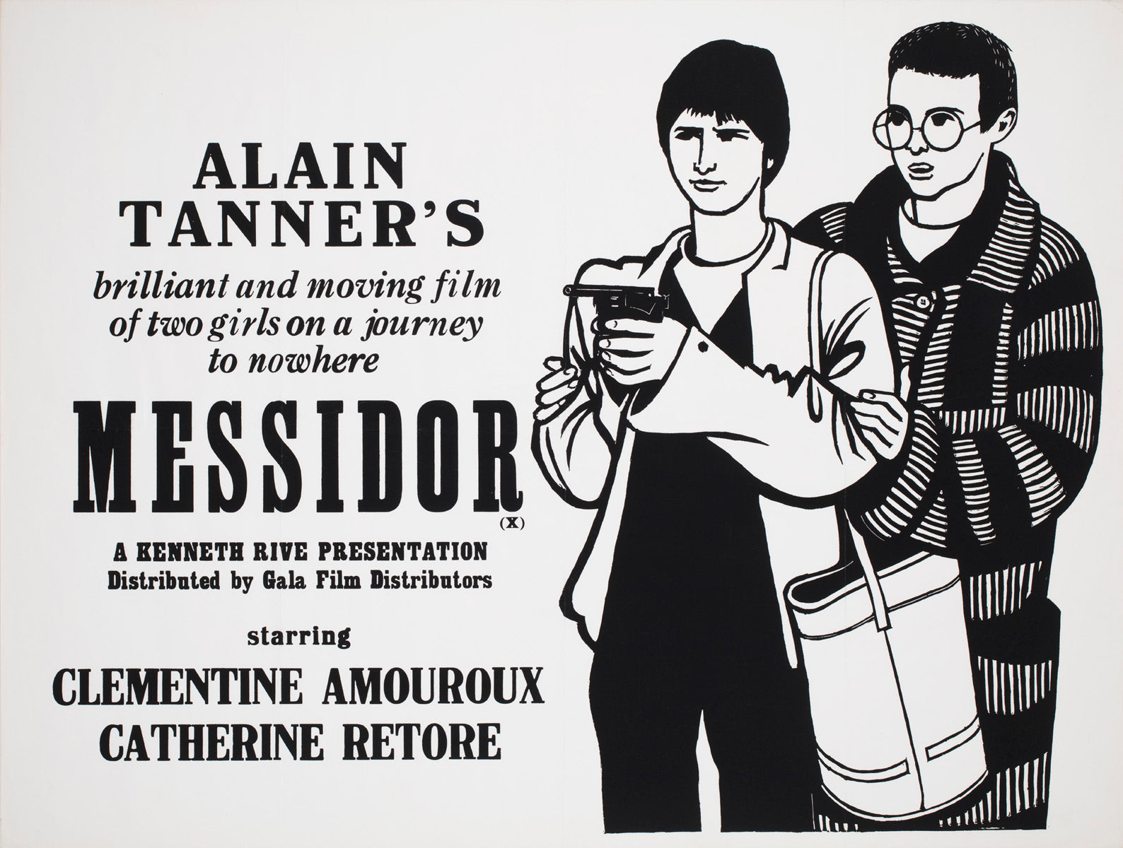 Messidor 1980 Academy Cinema UK Quad Film Poster Peter Strausfeld