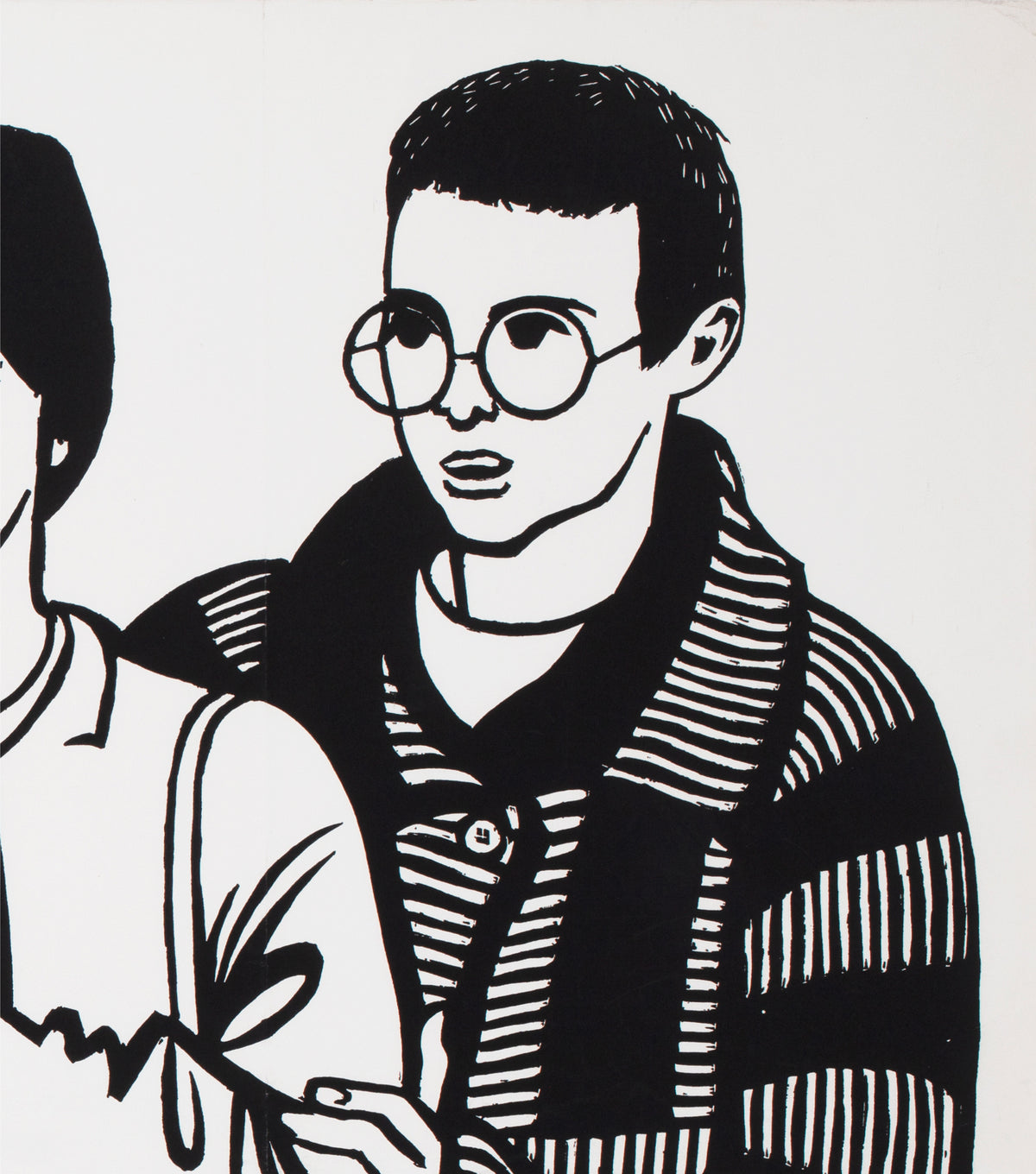 Messidor 1980 Academy Cinema UK Quad Film Poster Peter Strausfeld - detail