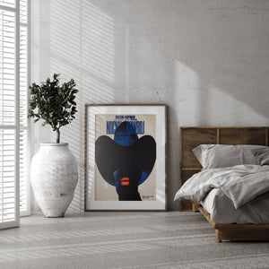 Midnight Cowboy 1973 Polish A1 Film Movie Poster, Waldemar Swierzy