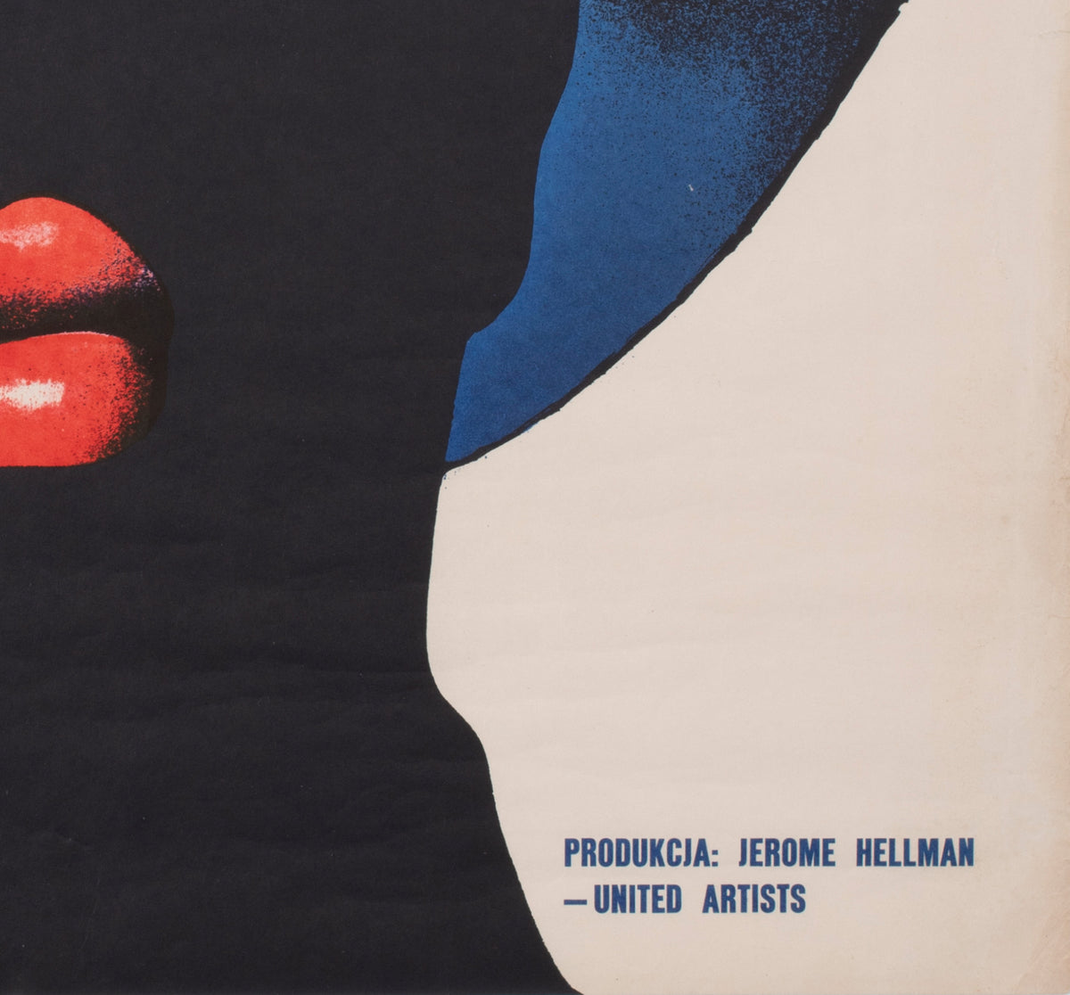 Midnight Cowboy 1973 Polish A1 Film Poster, Waldemar Swierzy