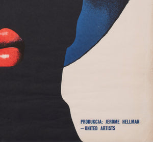 Midnight Cowboy 1973 Polish A1 Film Poster, Waldemar Swierzy