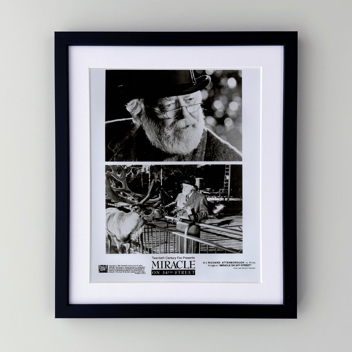 Miracle on 34th Street 1994 Film Movie Press Publicity Still Framed