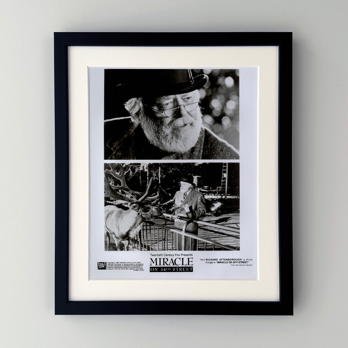 Miracle on 34th Street 1994 Film Movie Press Publicity Still Framed