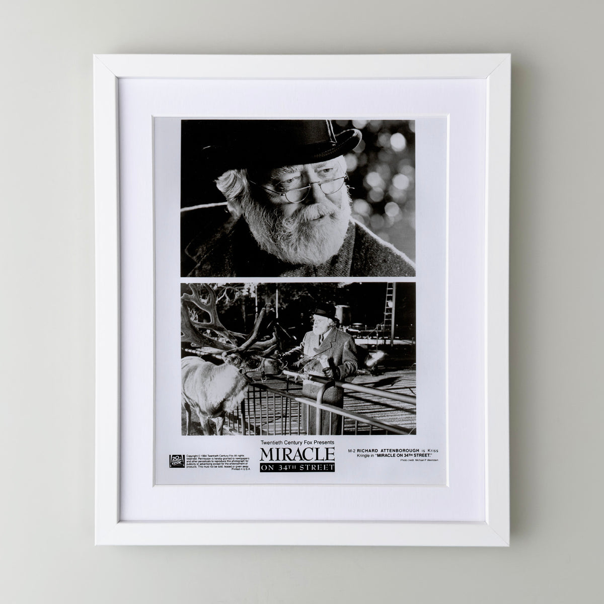 Miracle on 34th Street 1994 Film Movie Press Publicity Still Framed