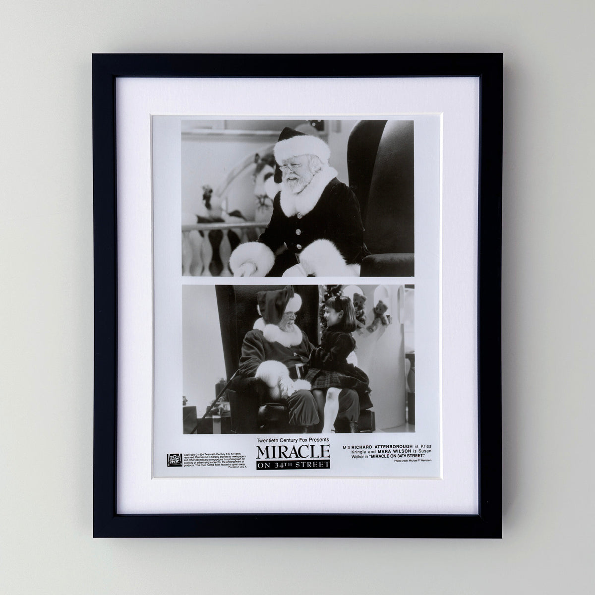 Miracle on 34th Street 1994 Film Movie Press Publicity Still Framed