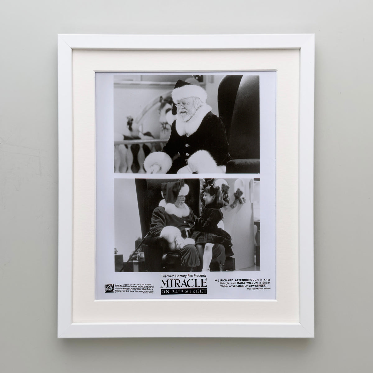 Miracle on 34th Street 1994 Film Movie Press Publicity Still Framed