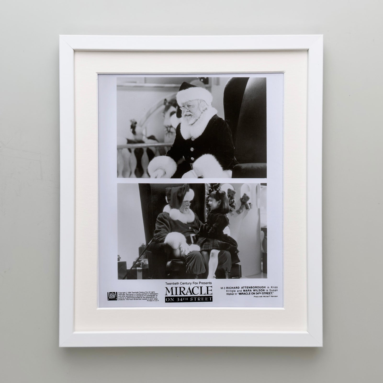 Miracle on 34th Street 1994 Film Movie Press Publicity Still Framed